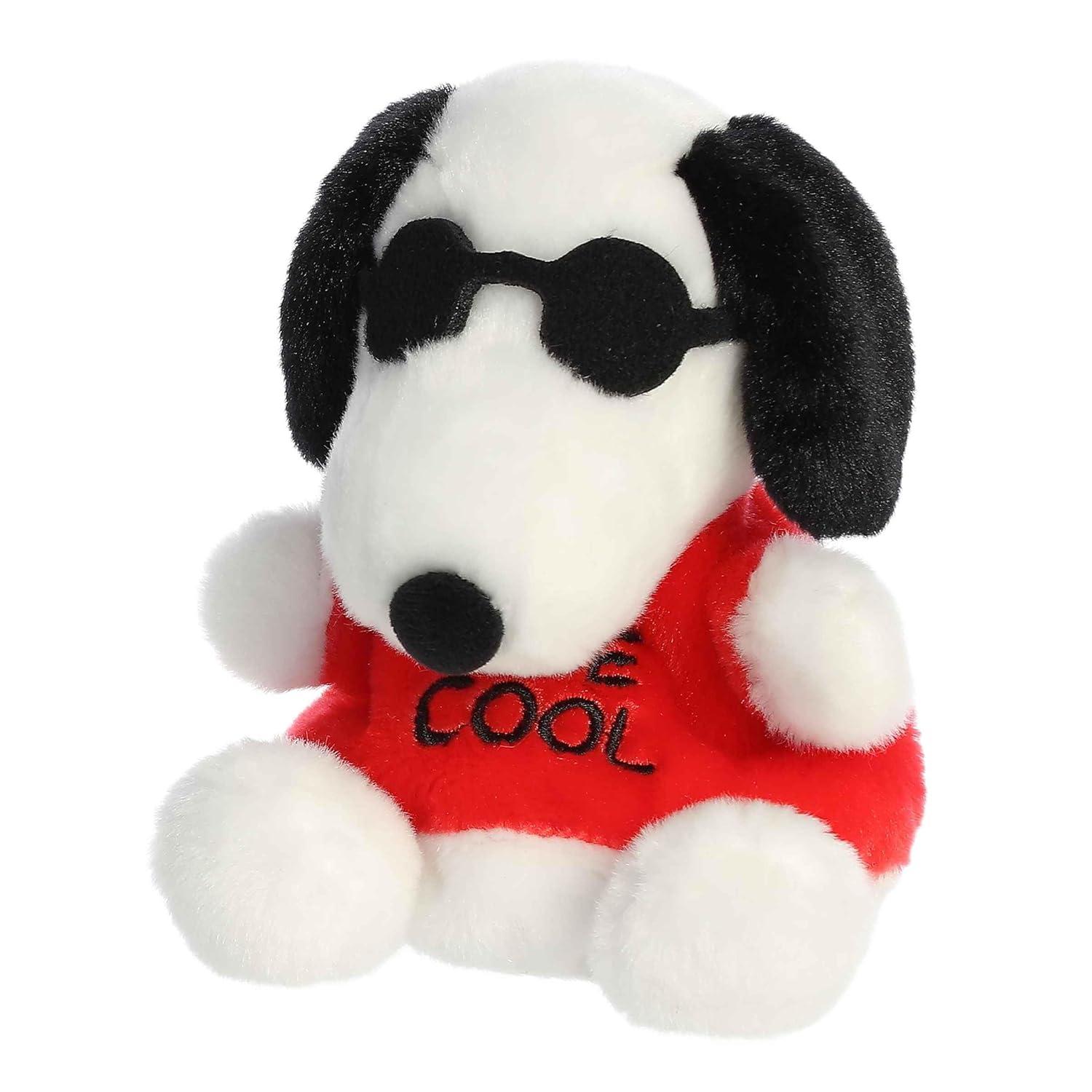 Aurora Mini Palm Pals Joe Cool Peanuts Timeless Stuffed Animal White 5"
