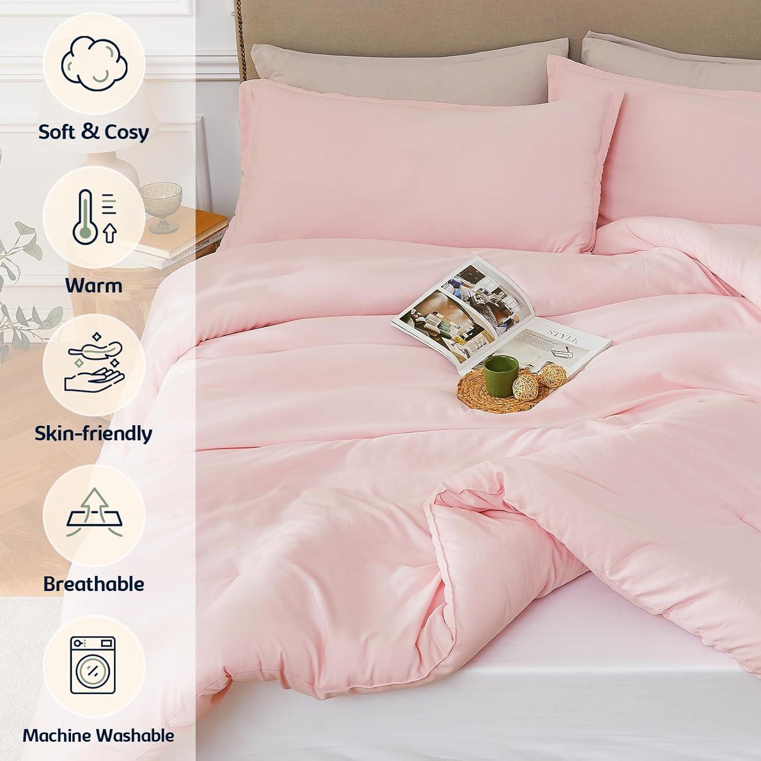 Betsey Johnson Betsey Johnson Solid Reversible Comforter Set