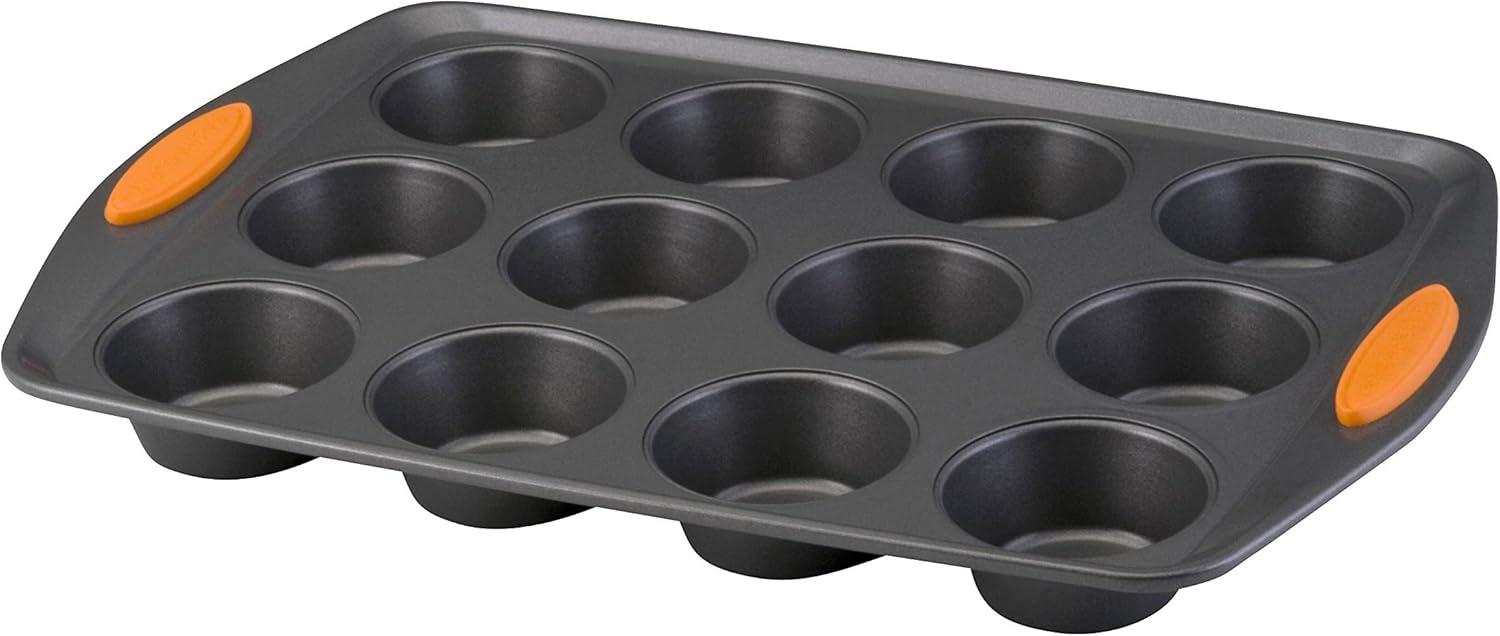 Rachael Ray 12-Cup Non-Stick Yum-O Bakeware Oven Lovin Muffin Pan