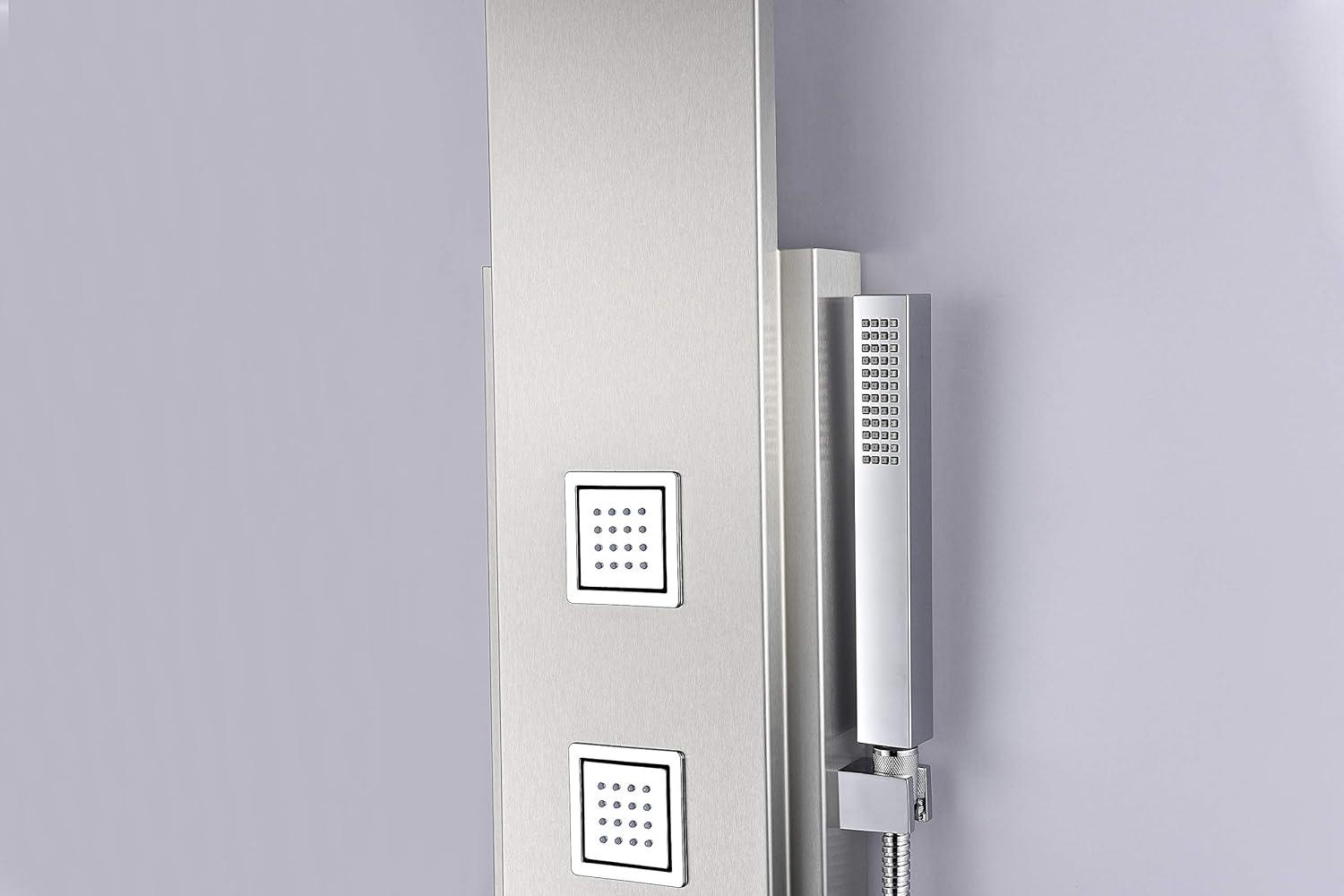 Visor Series 60'' Shower Panel with Fixed Shower Head