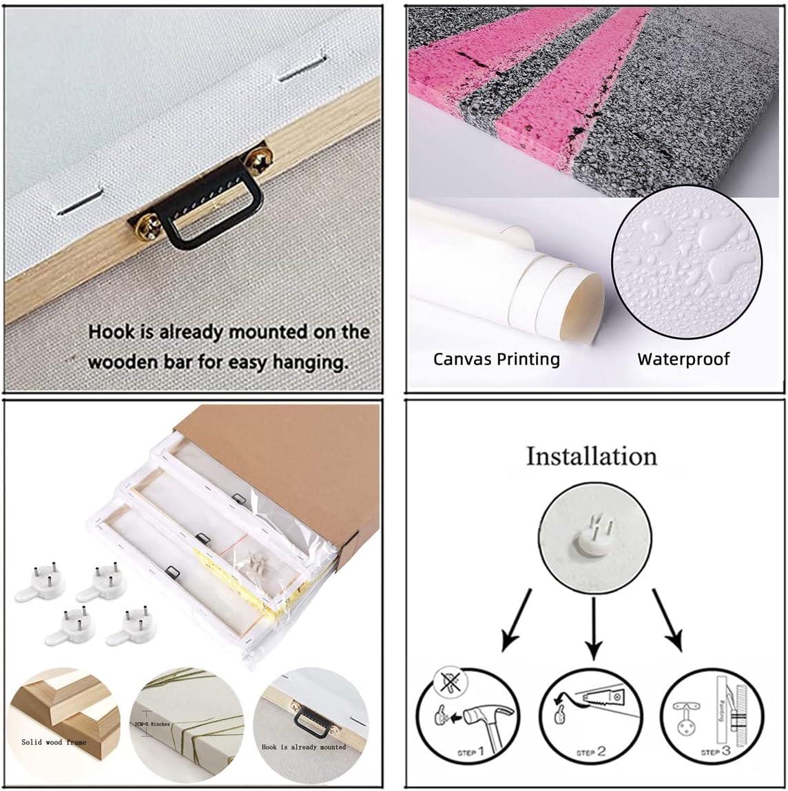 SYDposter Large Gym Men Cave Decor Golf Club Sport Landscape Artwork Canvas Painting for Bedroom Wall Art Augusta National Golf Course Home Decor Poster Print Unframed 24x36in