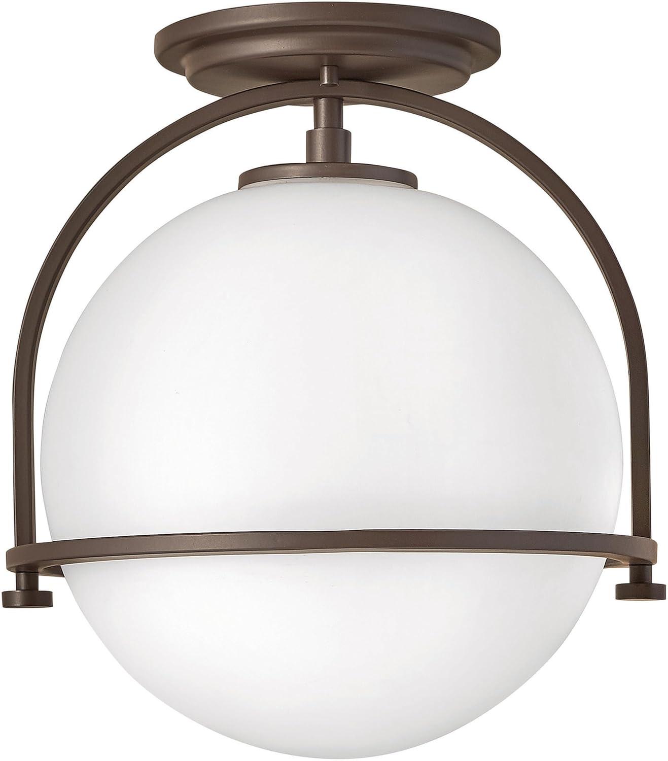 McCormick Hand Blown Glass Semi Flush Mount