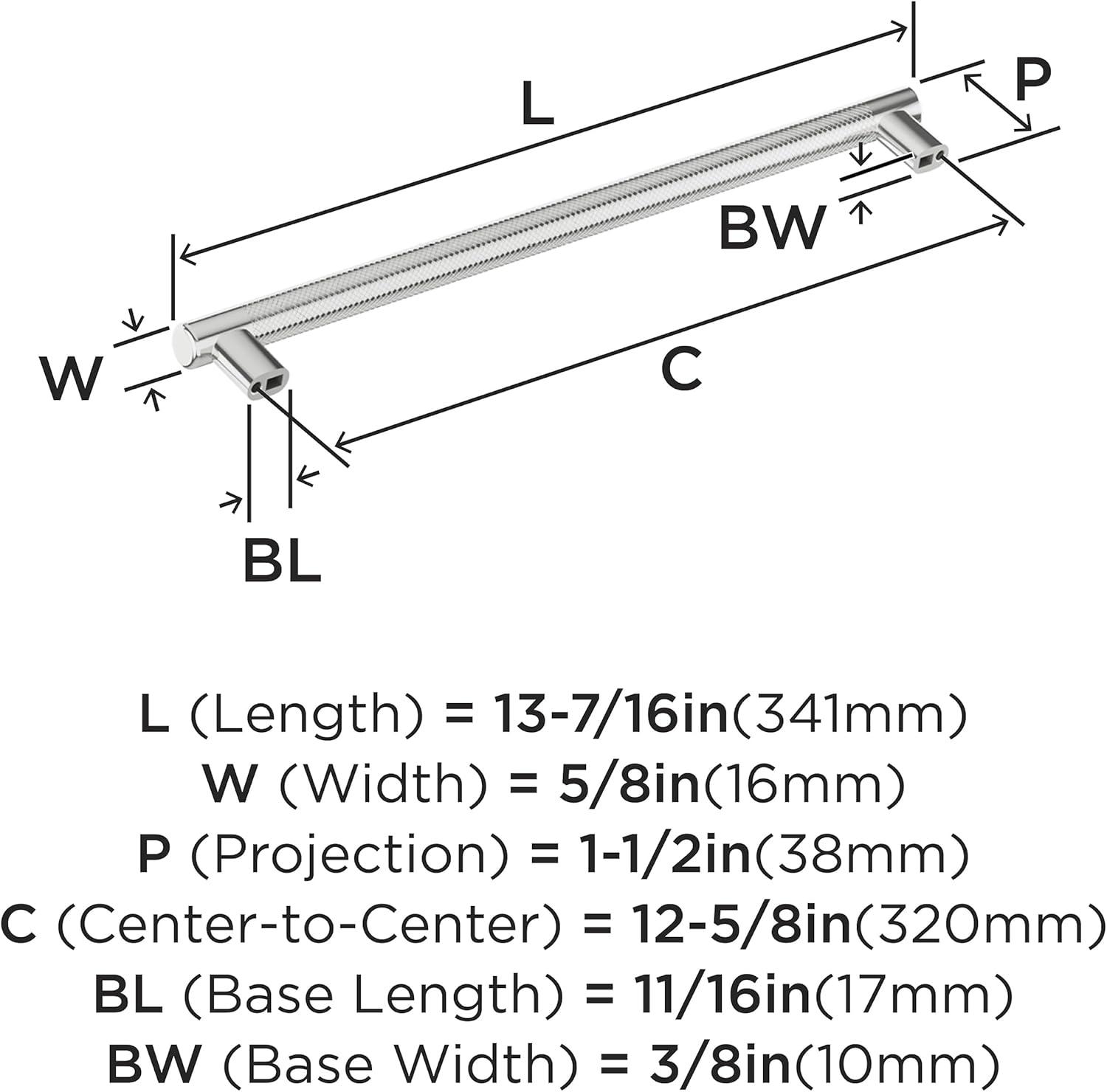 Bronx 12-5/8 inch (320mm) Center-to-Center