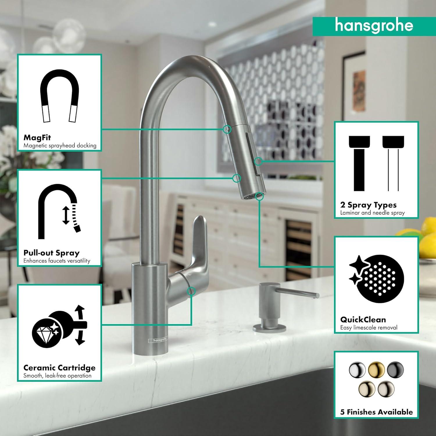 Focus Single Handle Kitchen Faucet