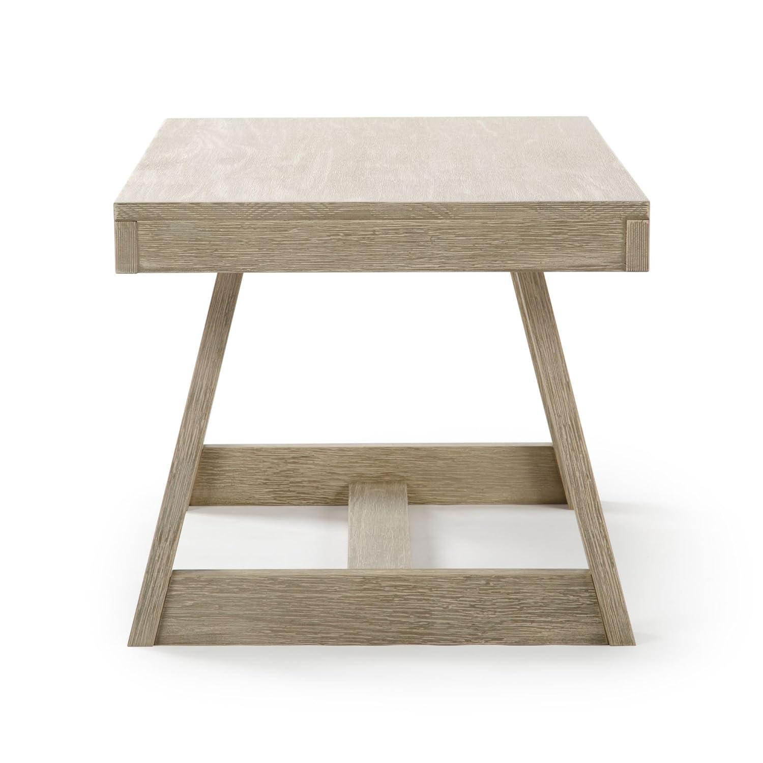 Plank+Beam Solid Wood Classic Rectangular Coffee Table, 48" Farmhouse Coffee Table