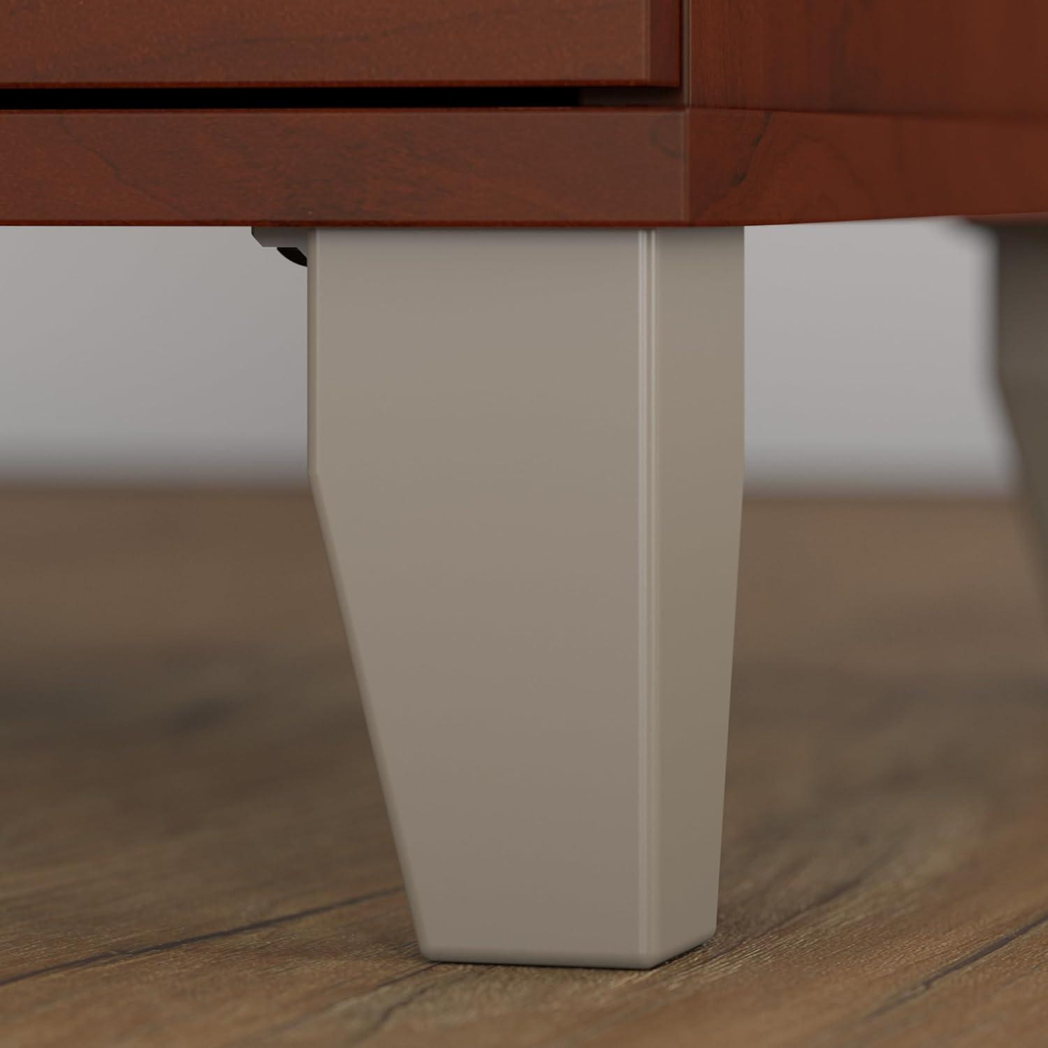 Bush Furniture Somerset 72" Single Pedestal Desk, Hansen Cherry