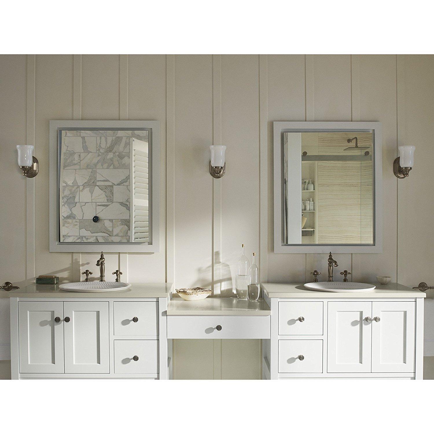 Verdera® Recessed or Surface Mount Medicine Cabinet with 3 Adjustable Shelves