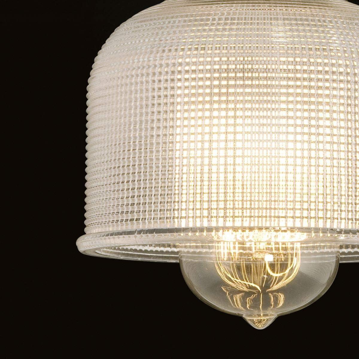 Progress Lighting Archie 1-Light Mini-Pendant, Polished Chrome, Prismatic Glass Shade