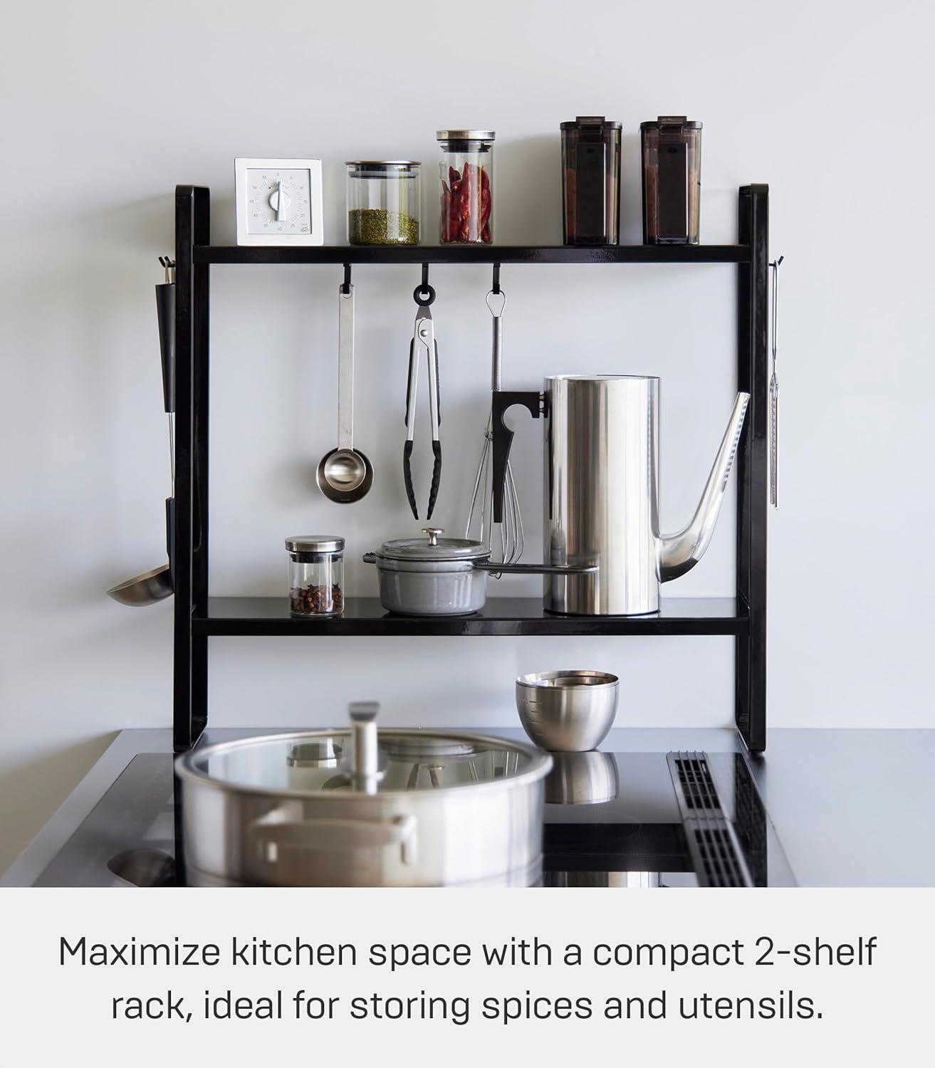 Yamazaki Home Yamazaki Home Two-Tier Countertop Rack, Steel