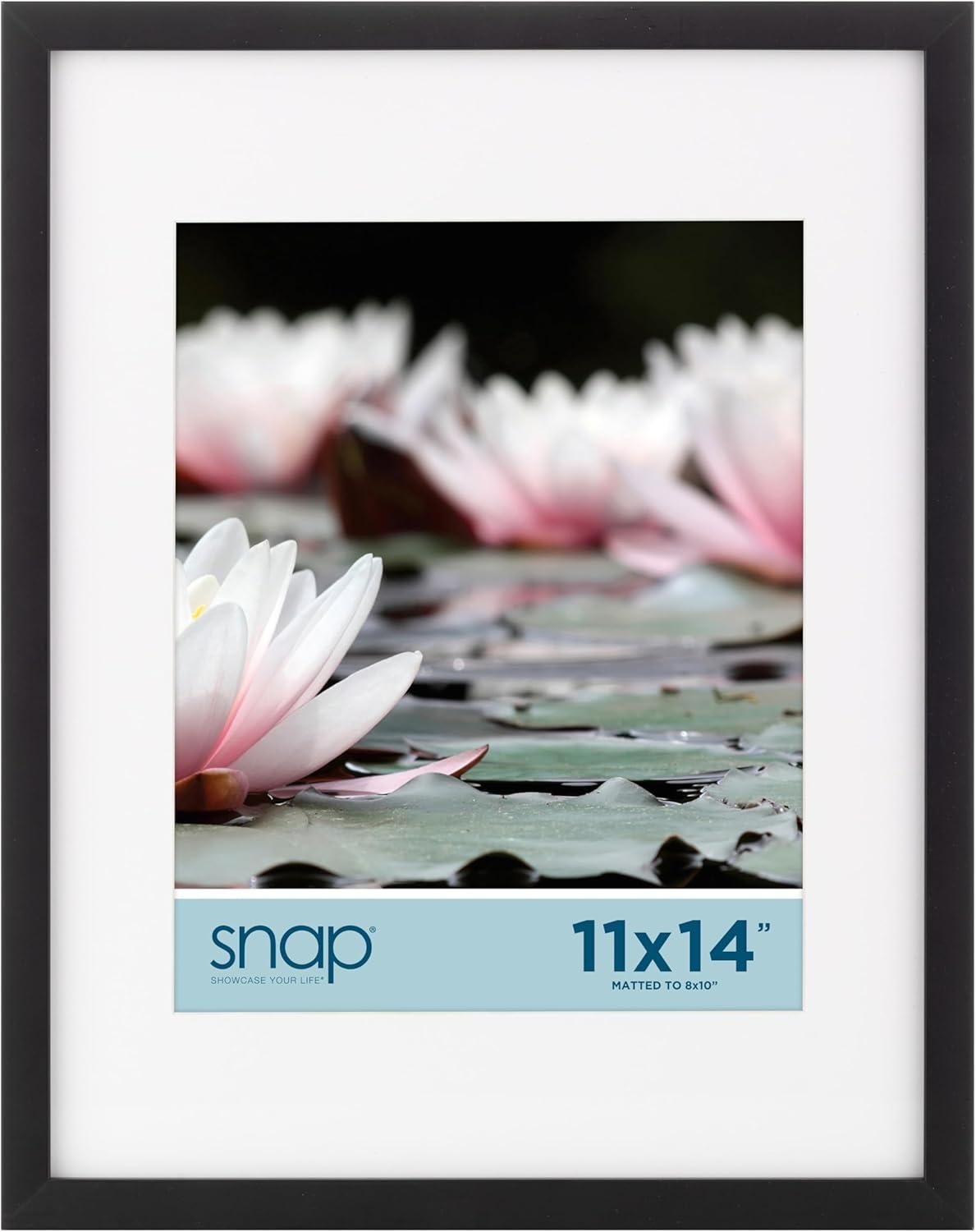 SNAP Wall Picture Frame with Single Mat Picture