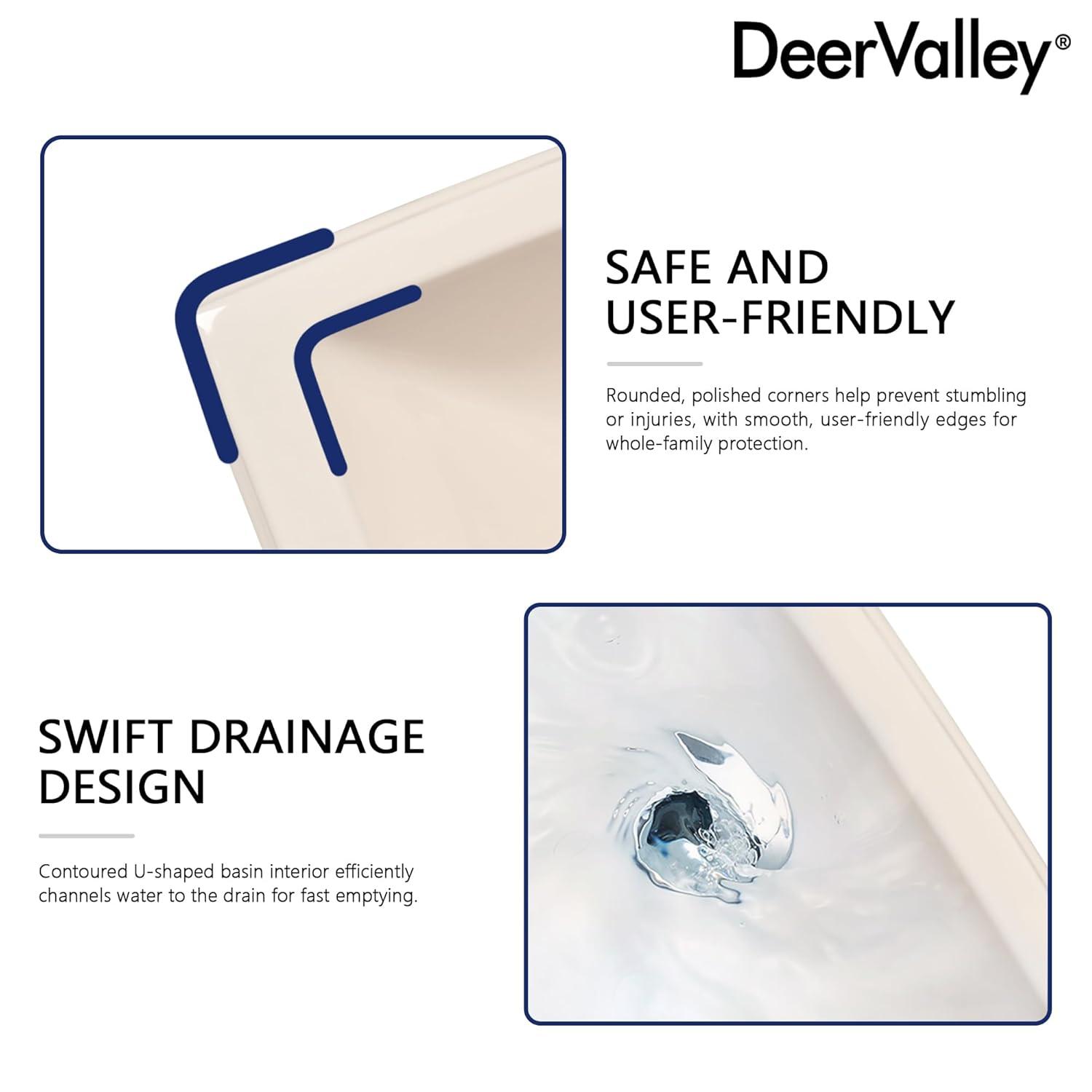 Apex 34" Tall Rectangular Vitreous China Pedestal Bathroom Sink with Overflow