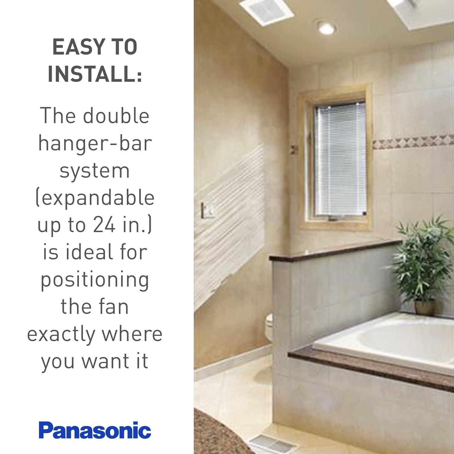 Panasonic WhisperCeiling Bathroom Exhaust Fan, 290 CFM, FV-30VQ3