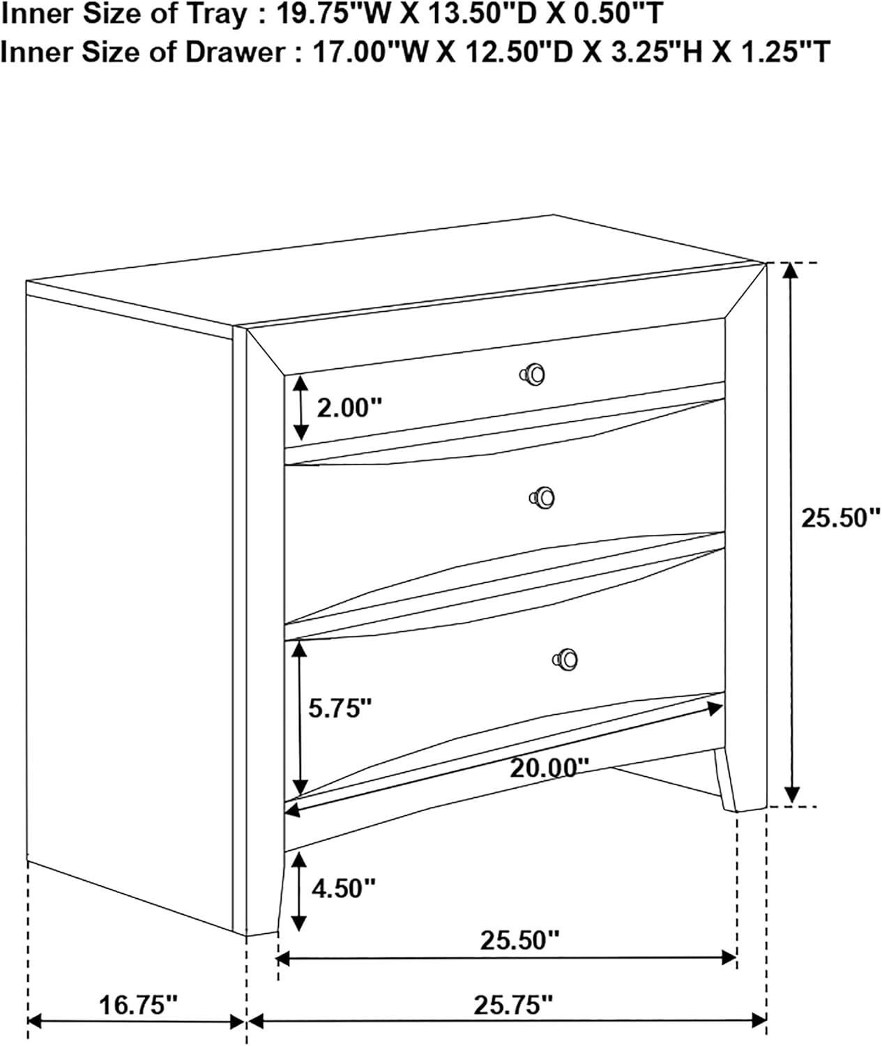 Briana Storage Bedroom Set with Bookcase Headboard Black
