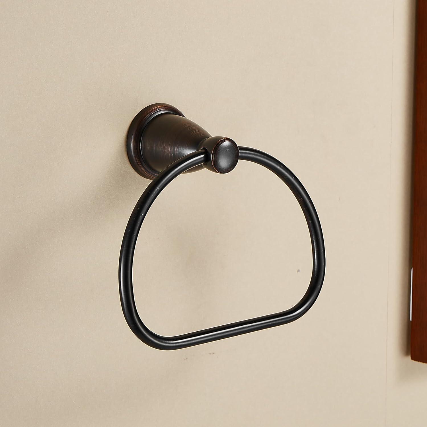 Oil Rubbed Bronze Stainless Steel Wall Mounted Towel Ring