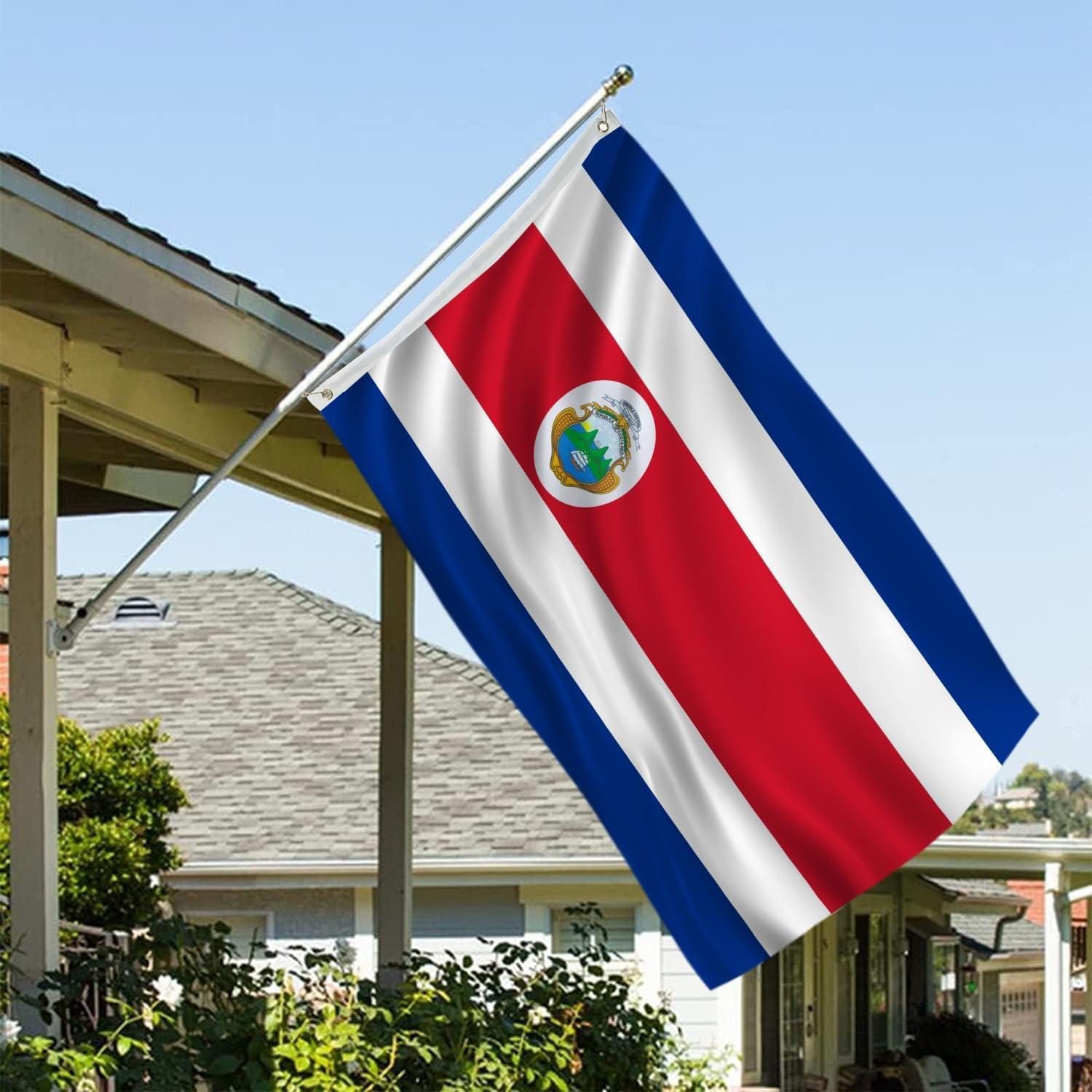 Flag Costa Rica Super Poly 3X5 Banner