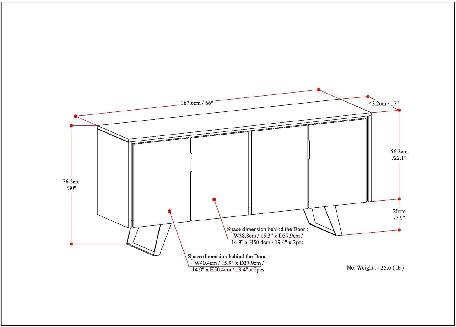 Lowry 66'' Sideboard