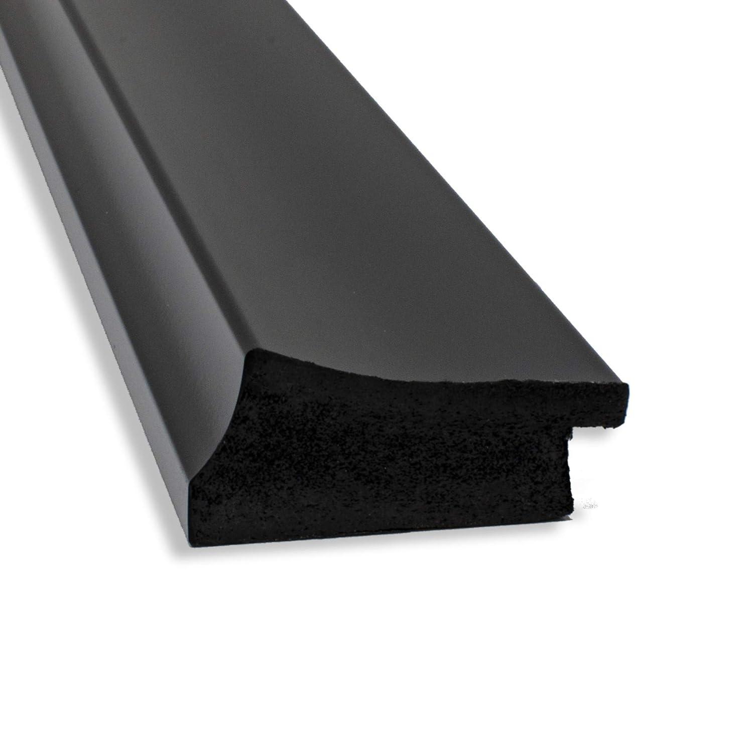 24" x 30" Non-Beveled Grand Black Wall Mirror - Amanti Art: Modern Rectangle, Polystyrene Frame