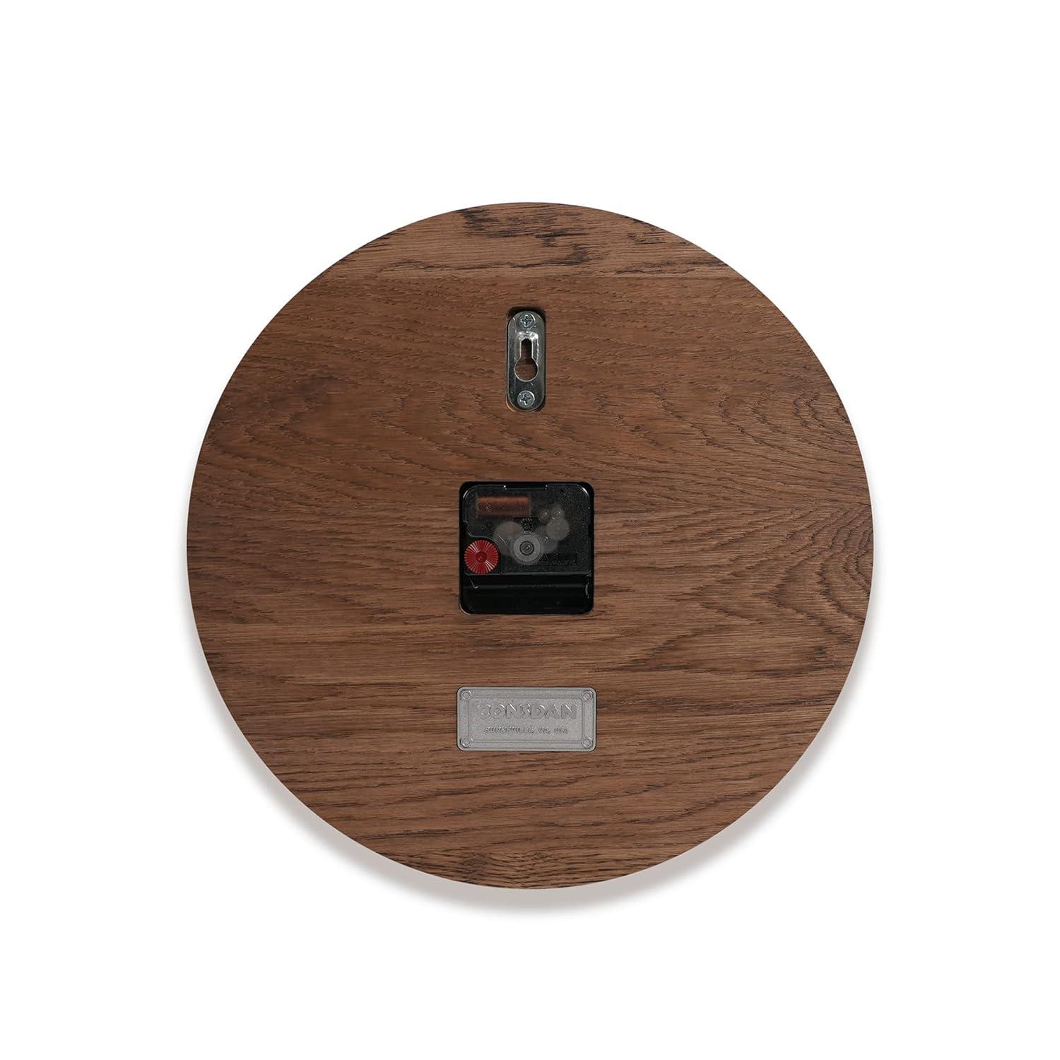 CONSDAN Wood Wall Clock