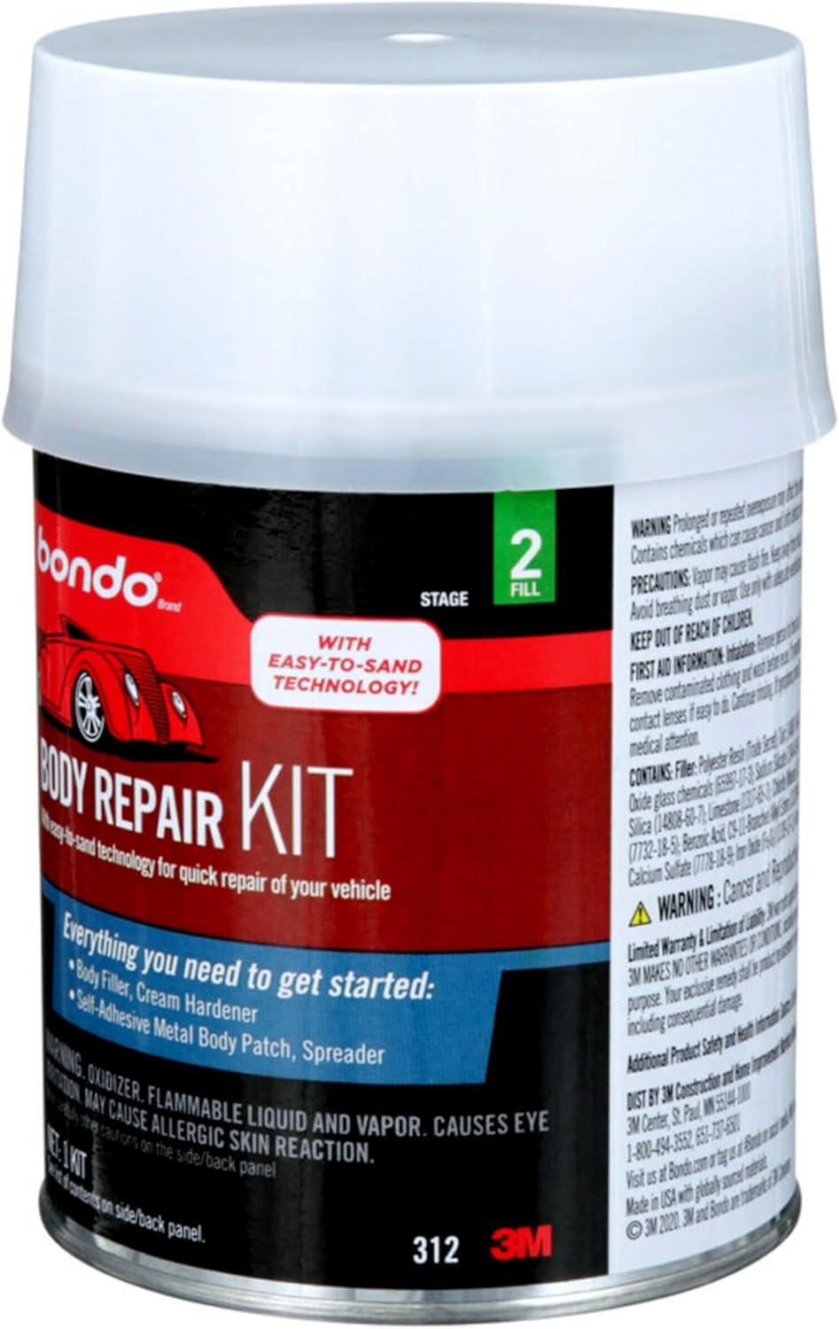 Bondo Repair Kit, 1 Kit