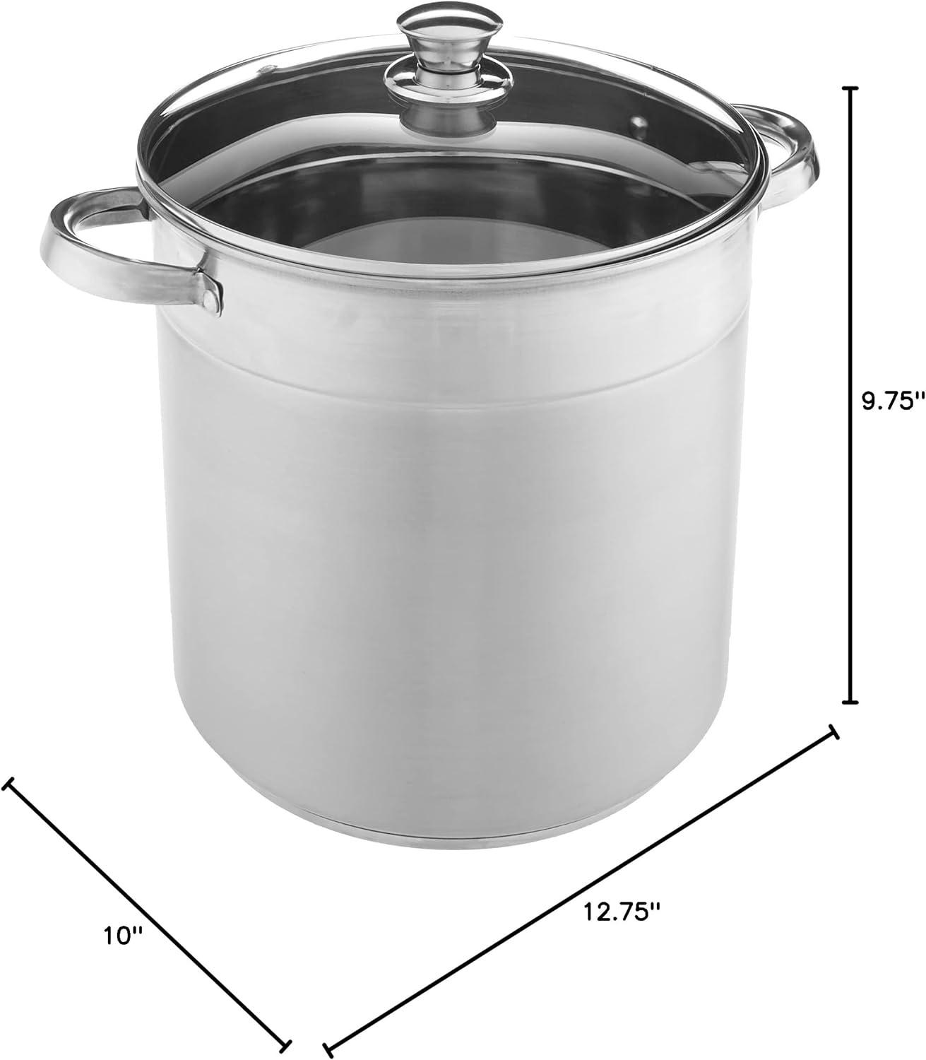 Prep•N•Cook by McSunley 12Qt Stainless Steel Stockpot
