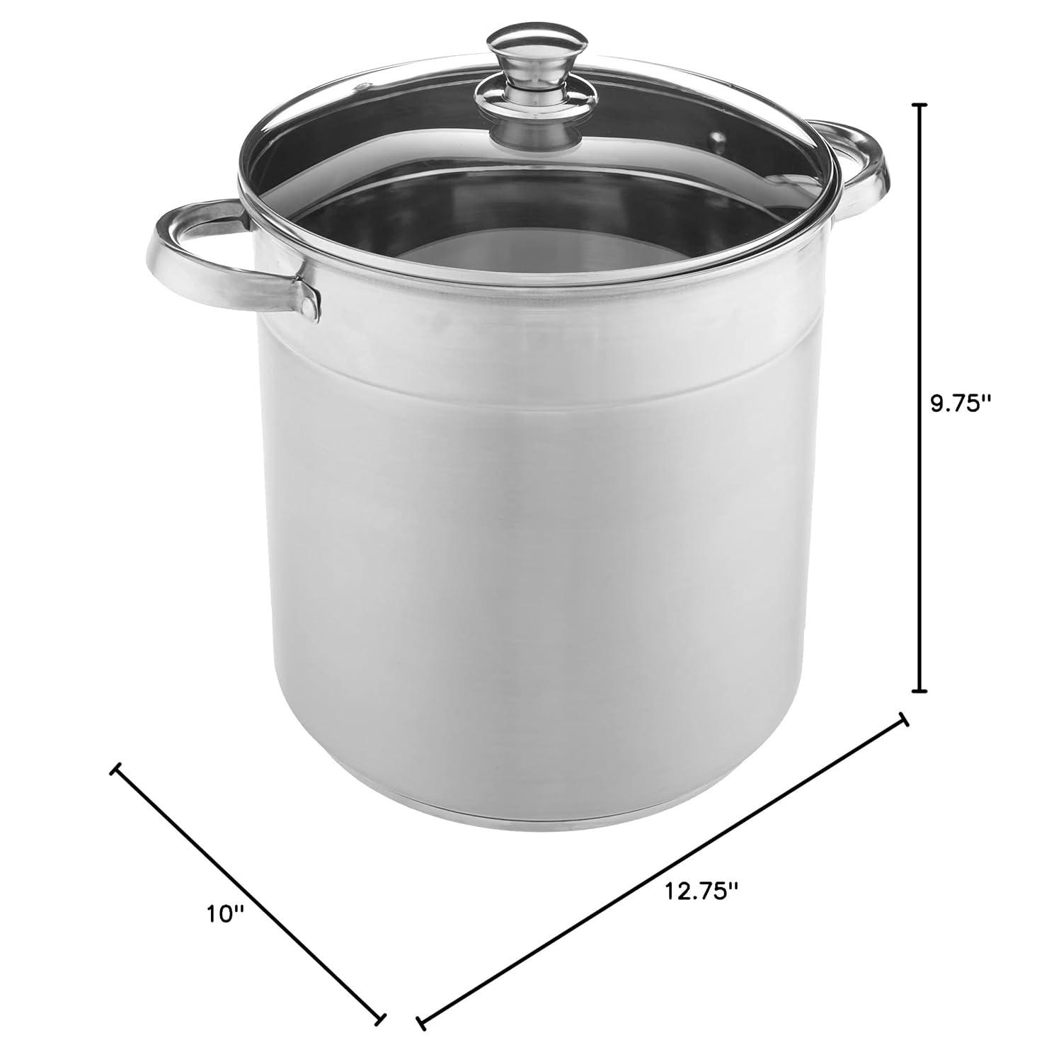 Prep•N•Cook by McSunley 12Qt Stainless Steel Stockpot