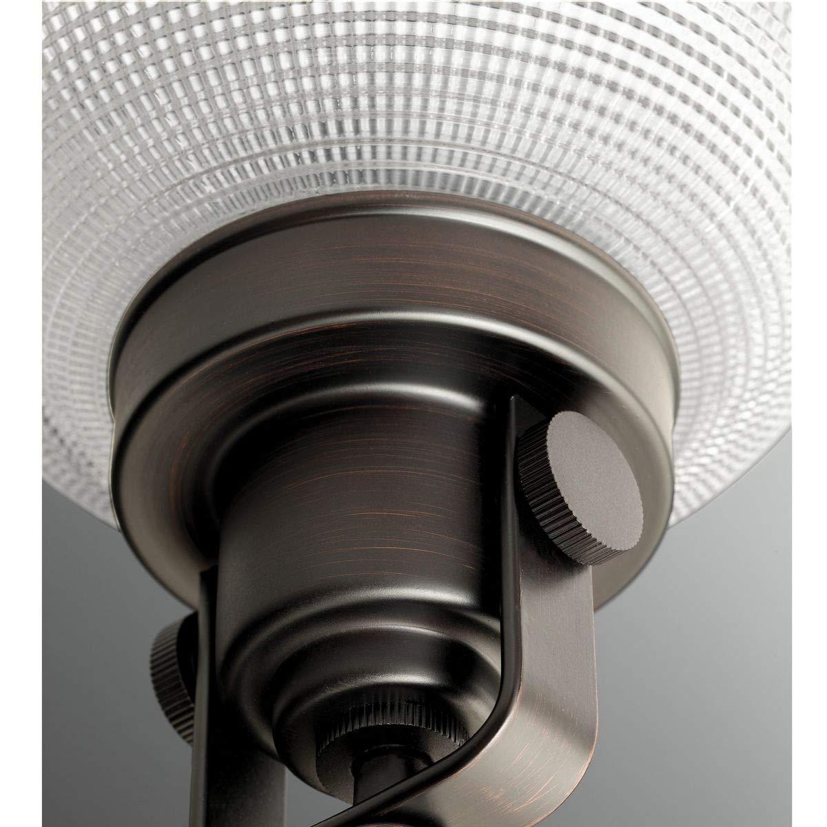 Progress Lighting Archie 1-Light Mini-Pendant, Polished Chrome, Prismatic Glass Shade
