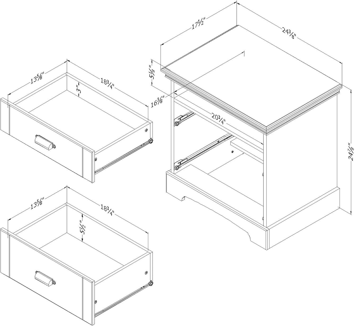 Avilla 2 - Drawer Nightstand