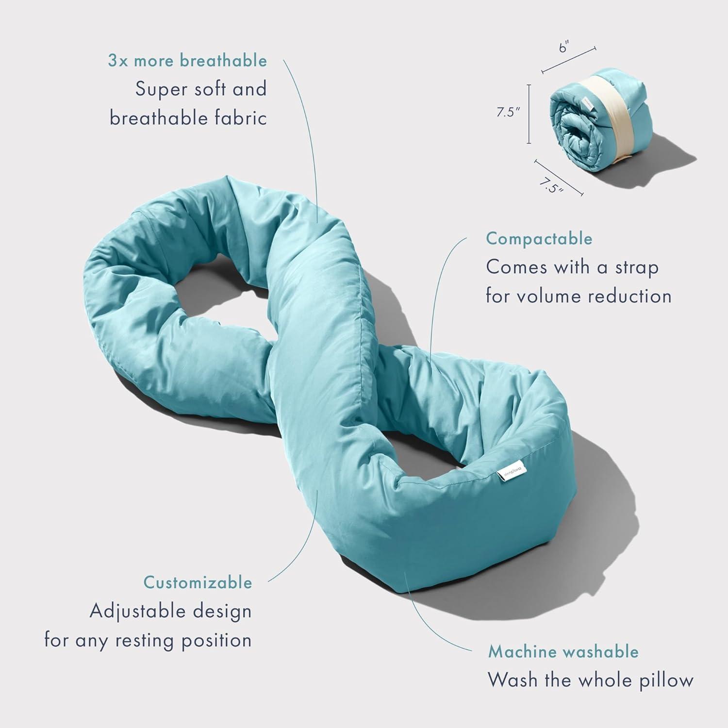 Infinity Travel - Infinity Pillow - Grey