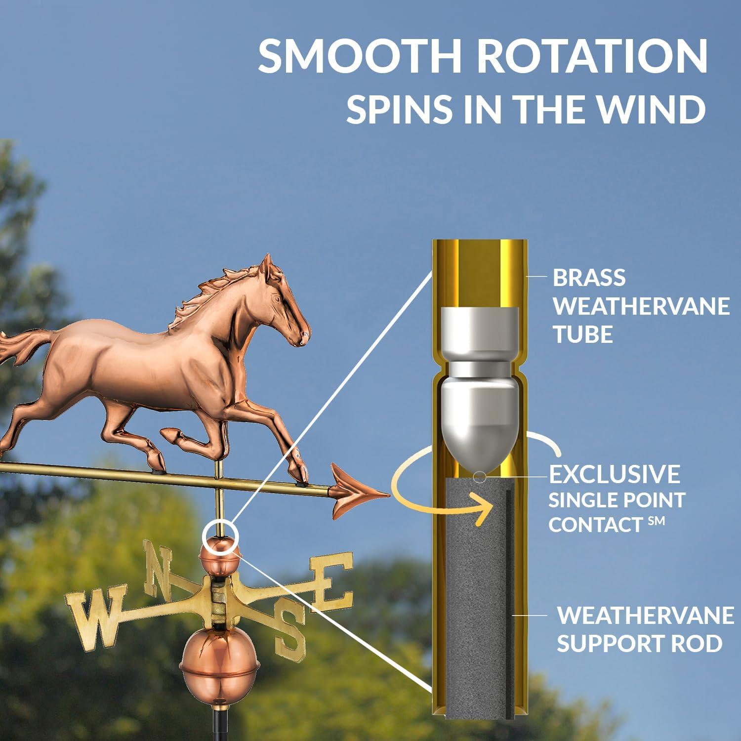 Good Directions 27'' H Metal Animals Weathervane