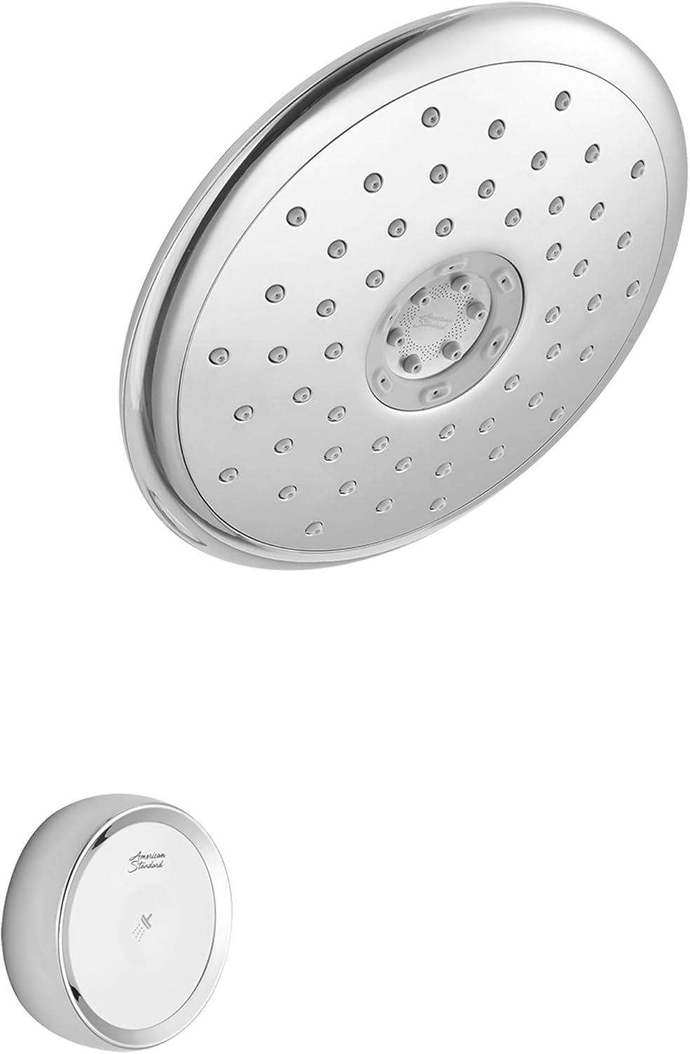 Large Chrome Wall Mounted 4-Function Shower Head