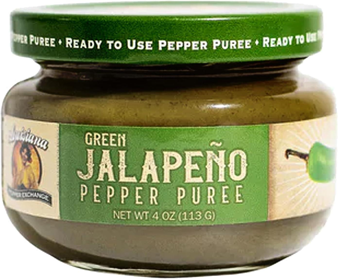 Green Jalapeno Pepper Puree Sauce, 4 oz