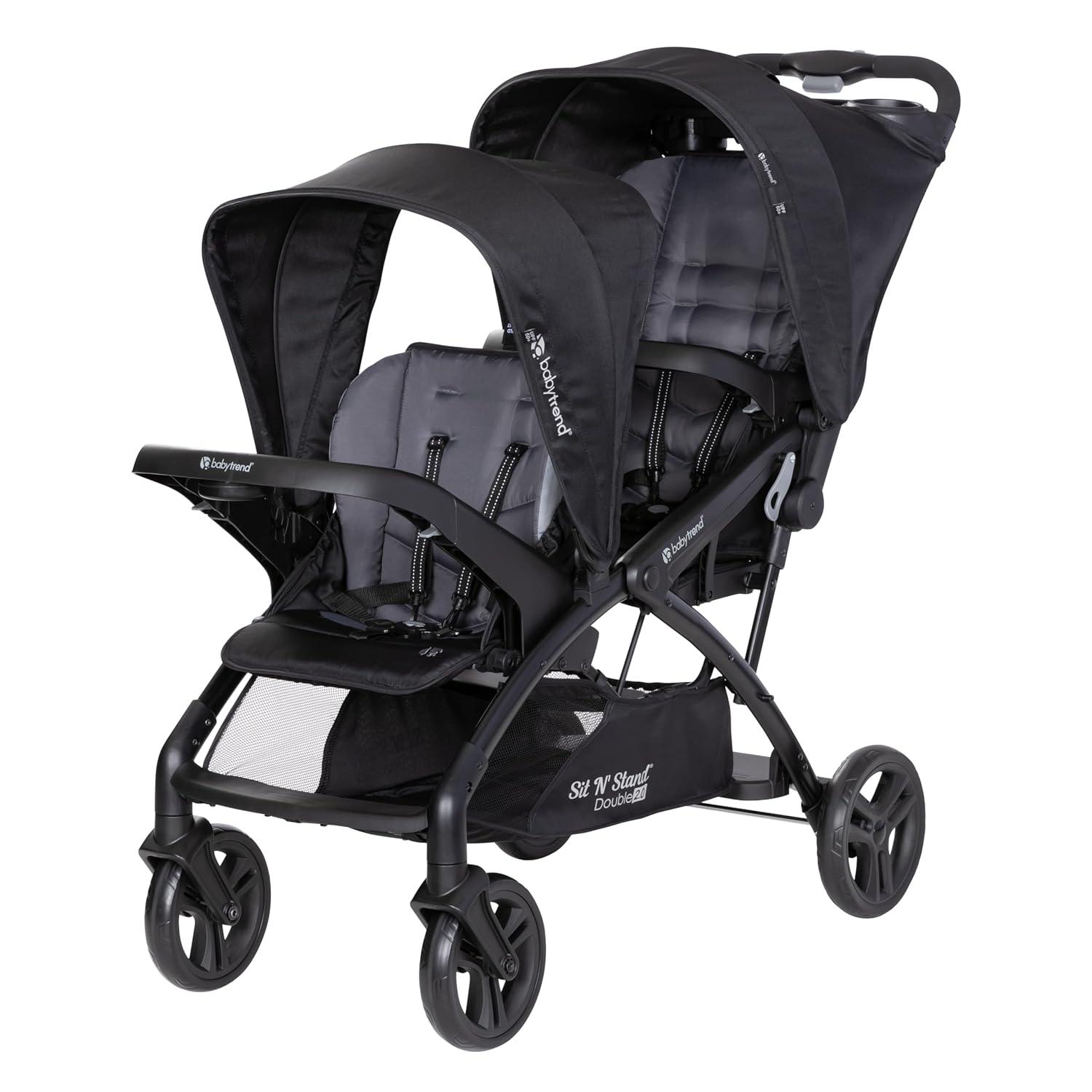 Baby Trend Sit N Stand Double 2.0 Stroller - Dash Gray