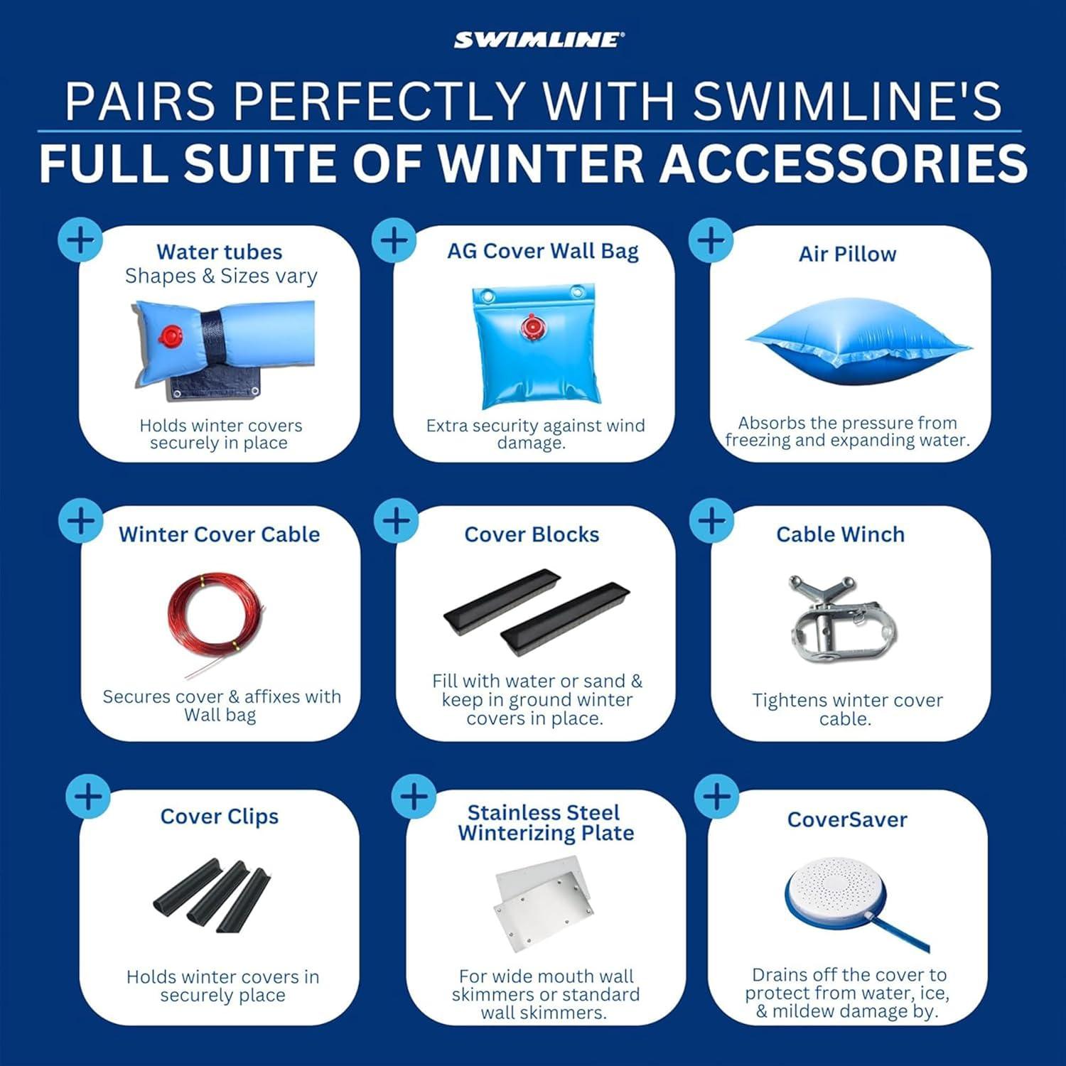 Blue Wave 4-ft x 8-ft Air Pillow for Above Ground Pool