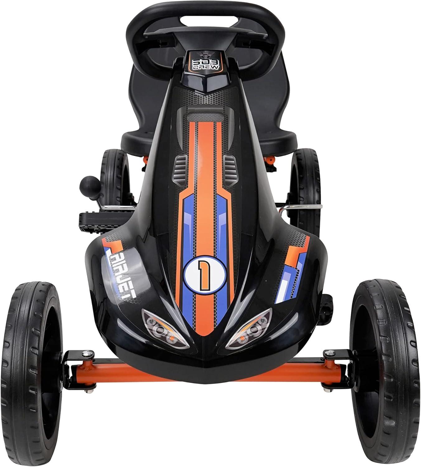 Air Jet Pedal Kids Go Kart, Orange