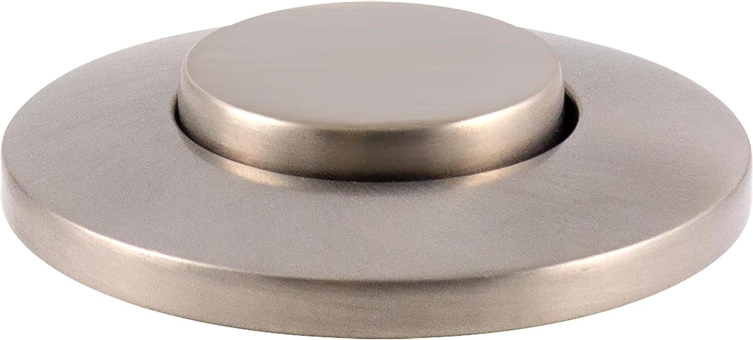 Westbrass Kitchen Sink Waste Disposal Air Switch and Dual Outlet Control Box, Flush Button