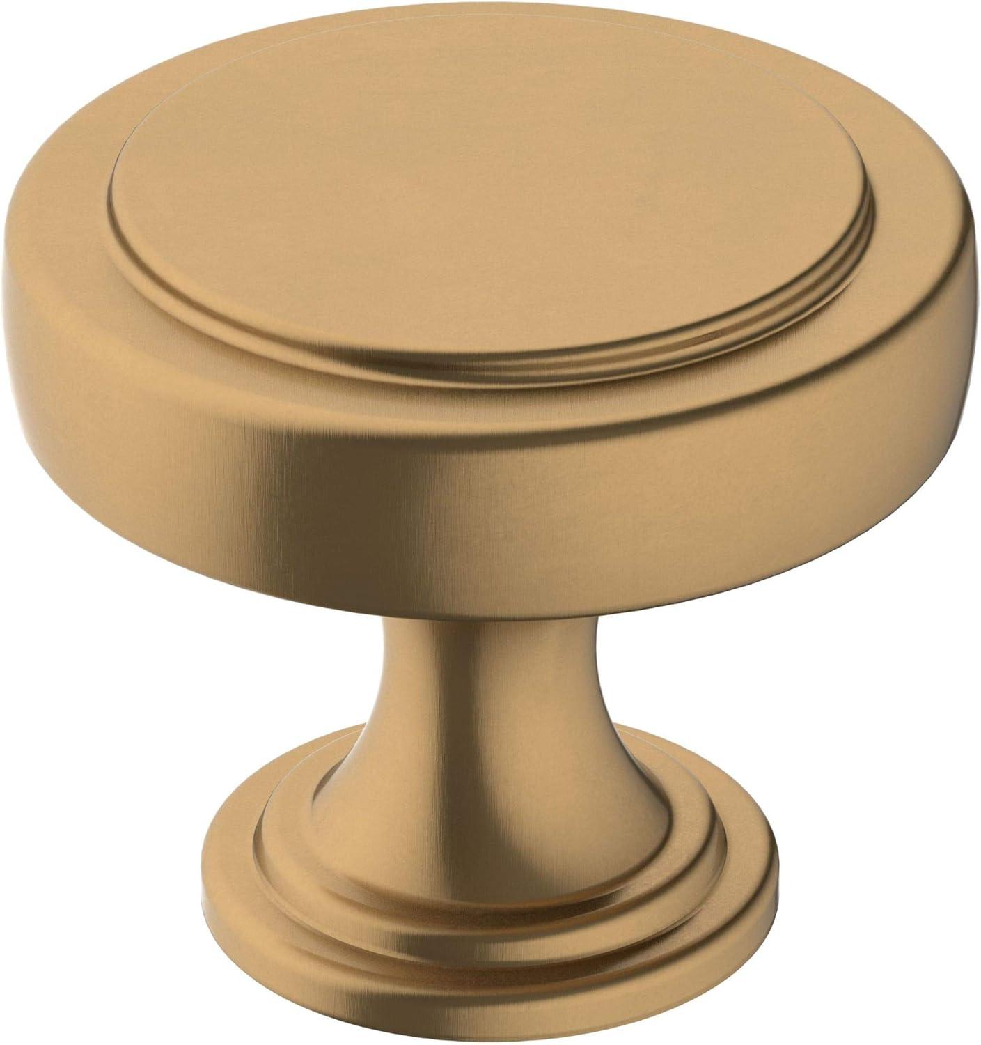 Amerock Exceed 1-1/2 inch (38mm) Diameter Champagne Bronze Cabinet Knob