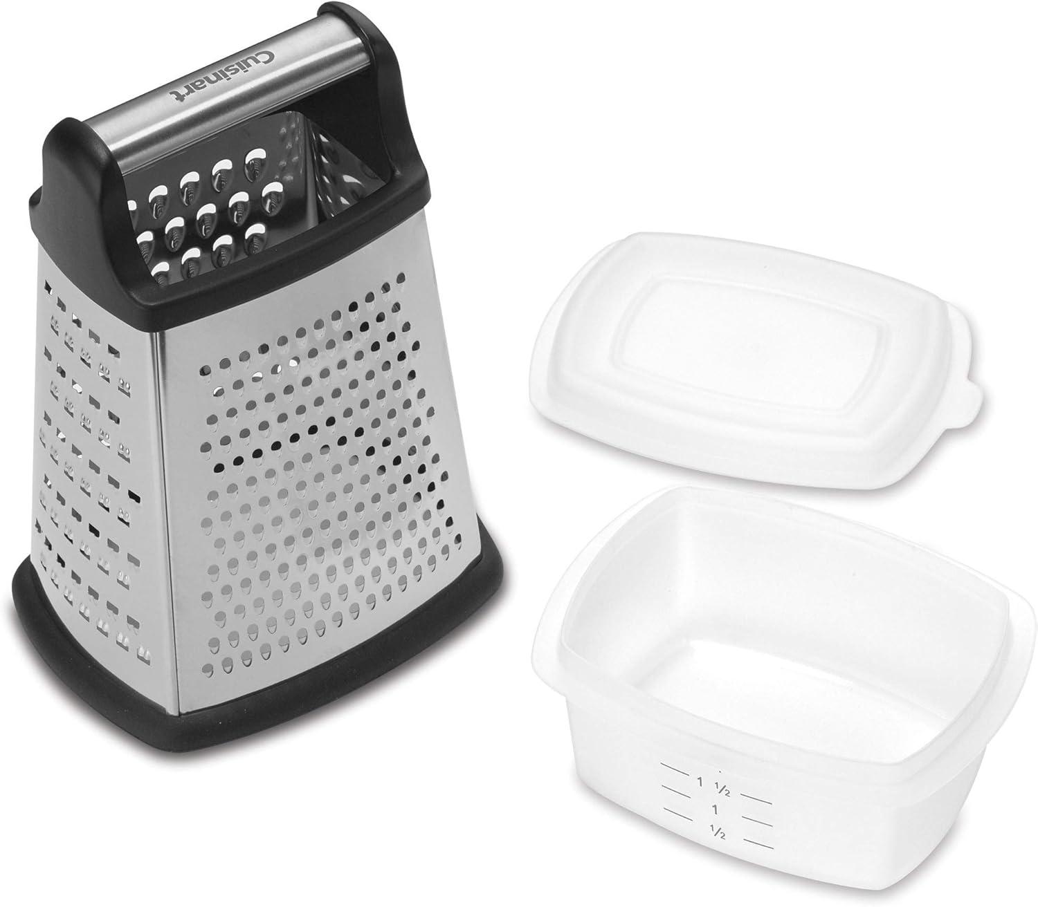 Stainless Steel Box Grater with Storage Container