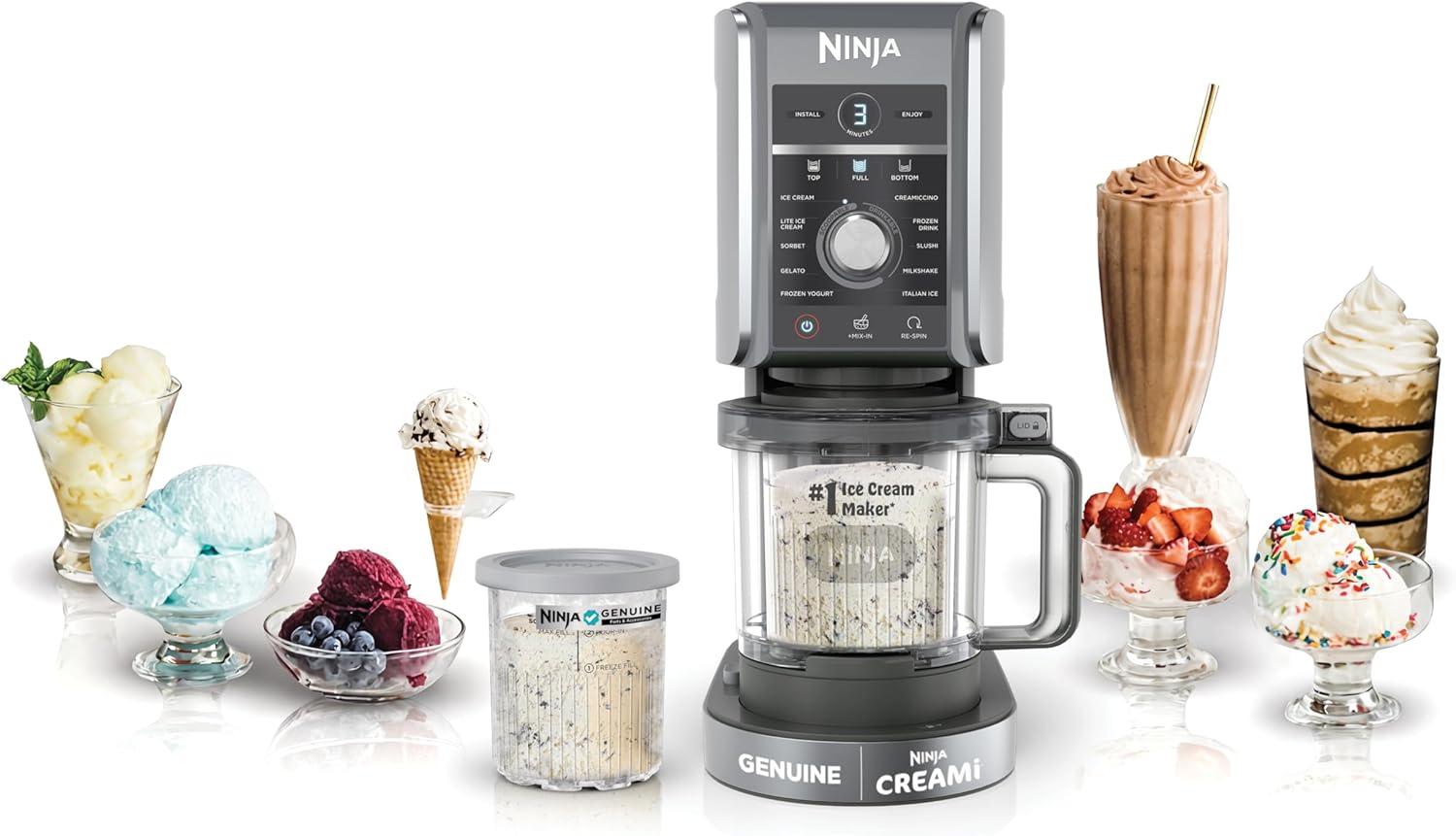 Ninja ® CREAMi ® Deluxe 11-in-1 Ice Cream and Frozen Treat Maker