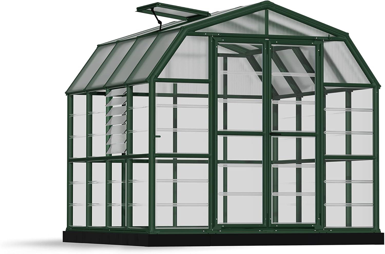 Canopia Palram - Canopia Prestige 2 Twin Wall 8' W Greenhouse with Starter Kit
