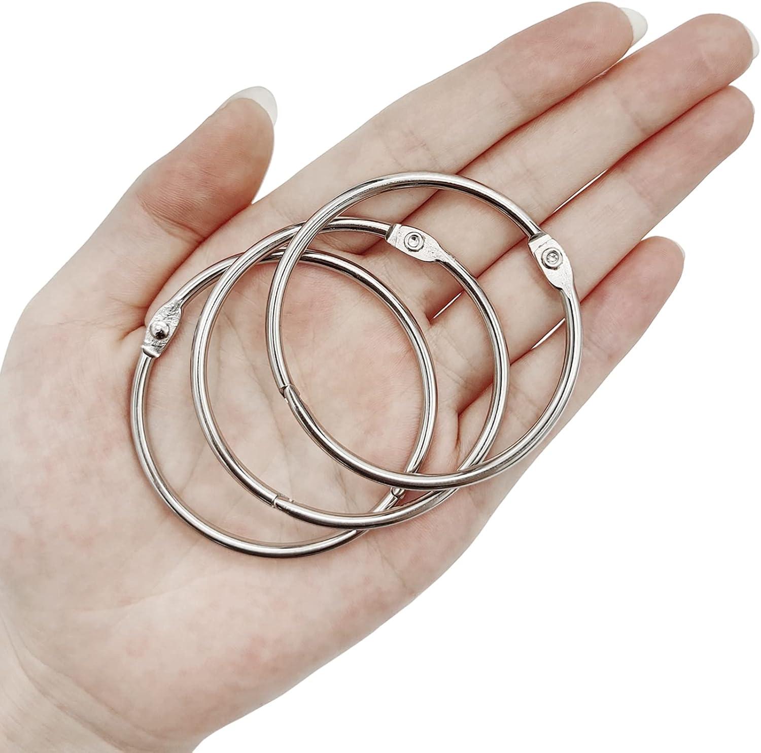 Relocy Curtain Rings Tools on Sale and Clearance! 24X Hook Ring 5.85*3.51*0.78In, Household Hooks Weight: 0.5Lb