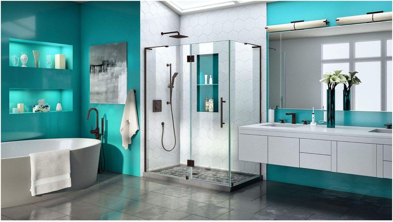 DreamLine Quatra Plus 46.38" x 72" Rectangle Shower Enclosure SHEN-1434460-09