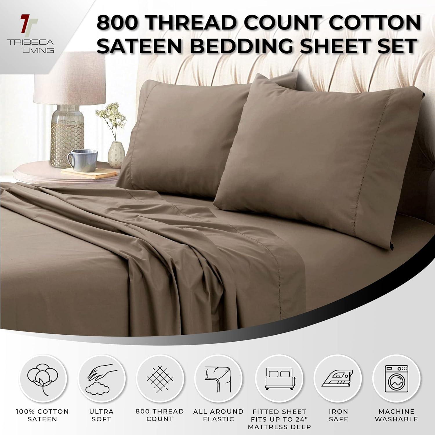 Tribeca Living Sateen Sheet Set