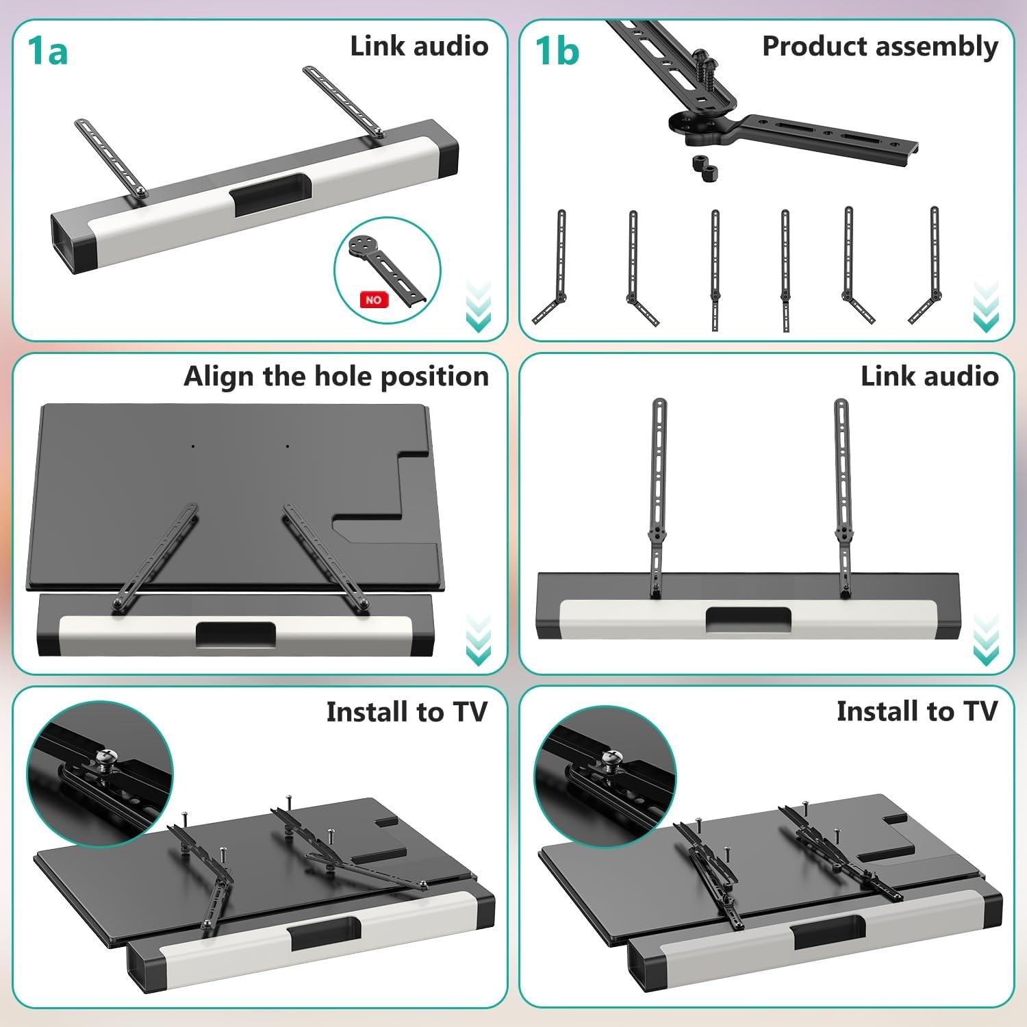 Mount-it Soundbar Bracket Universal TV & Reviews | Wayfair