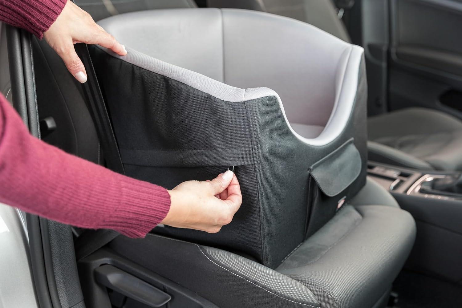 TRIXIE TRIXIE Max Dog Car Seat for Small Dogs, Dog Booster Seat, Travel Pet Bed