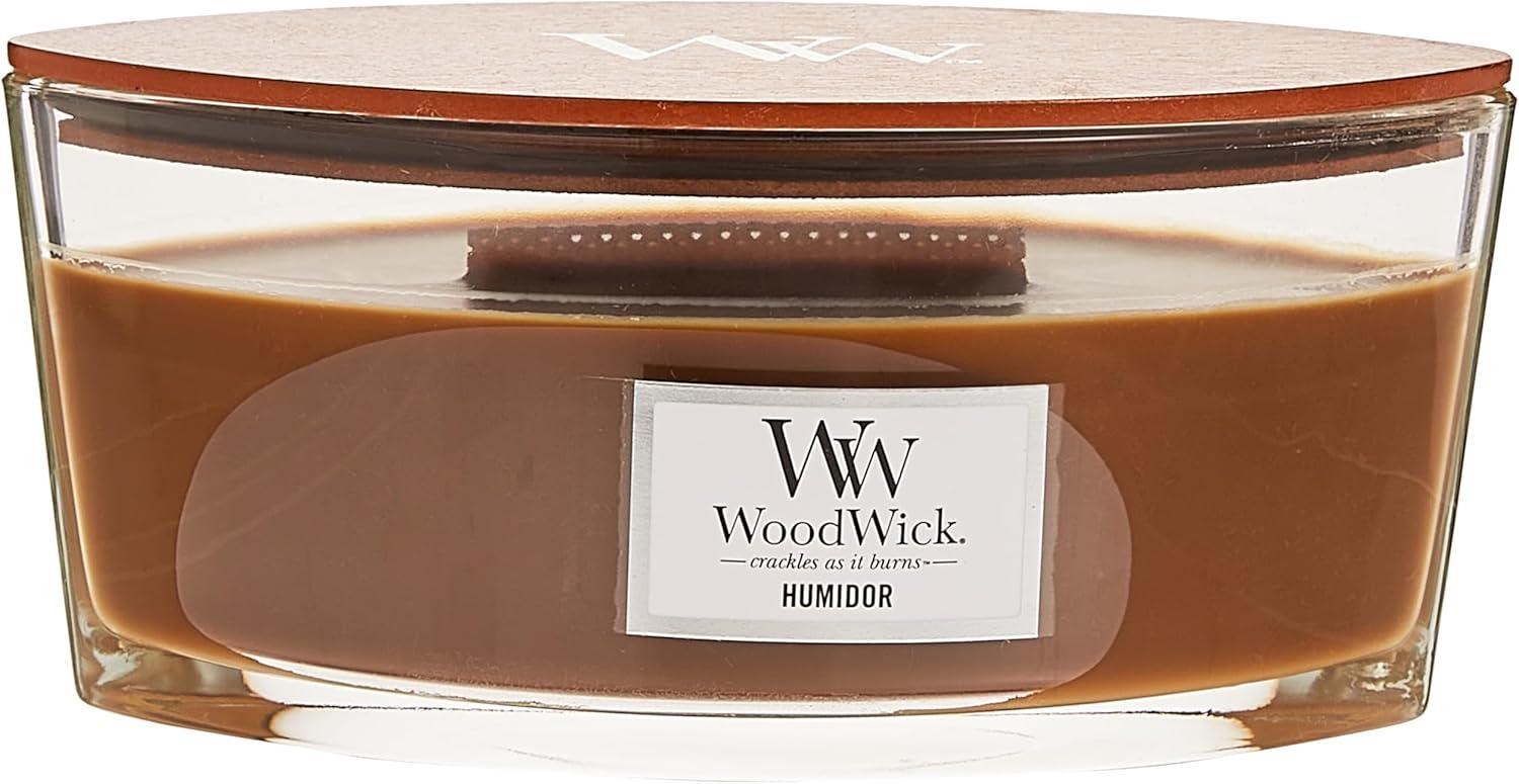 WoodWick Ellipse Scented Candle, Humidor, 16 oz