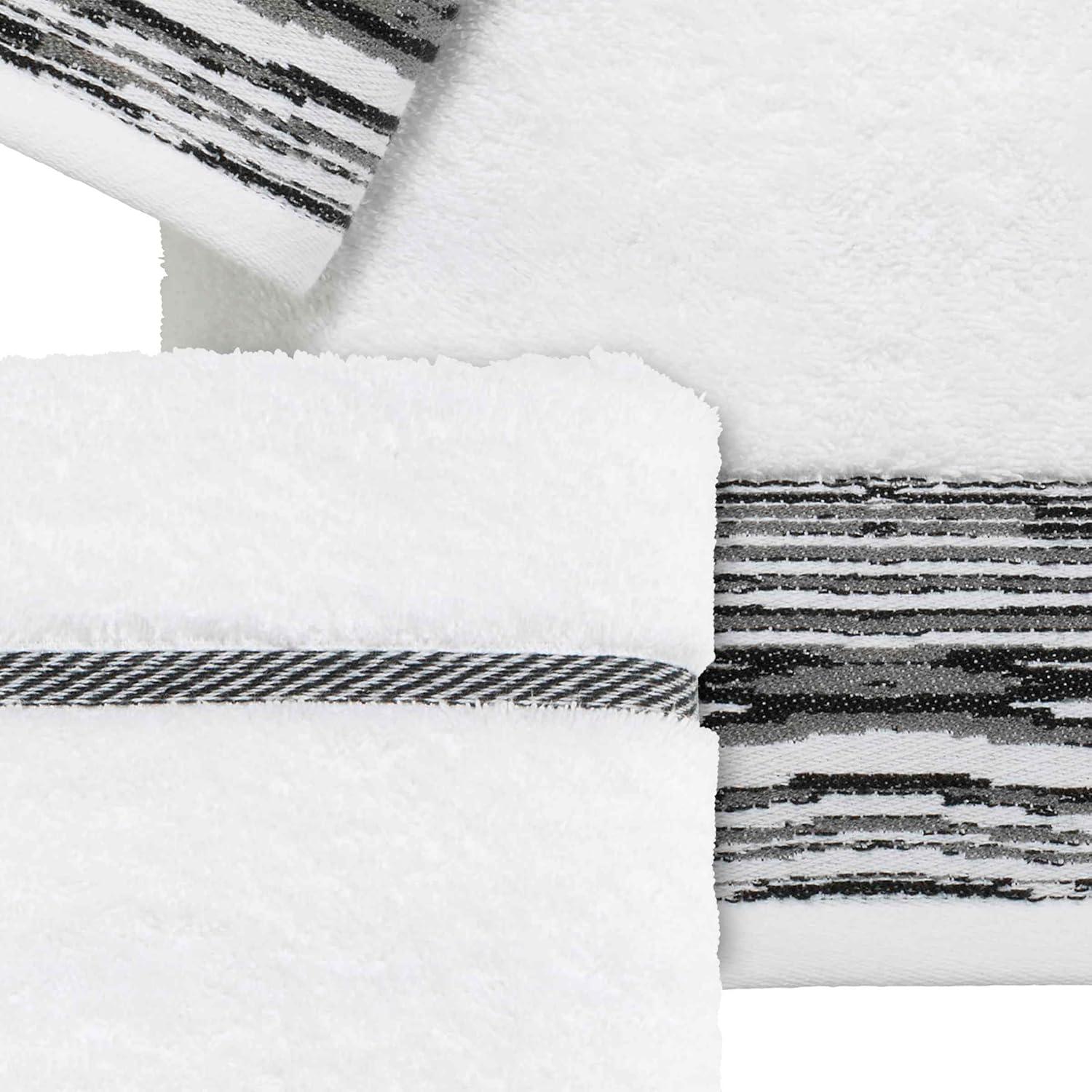 Nicole Miller Home Nicole Miller Sydney Cotton Honeycomb / Waffle Bath Towels