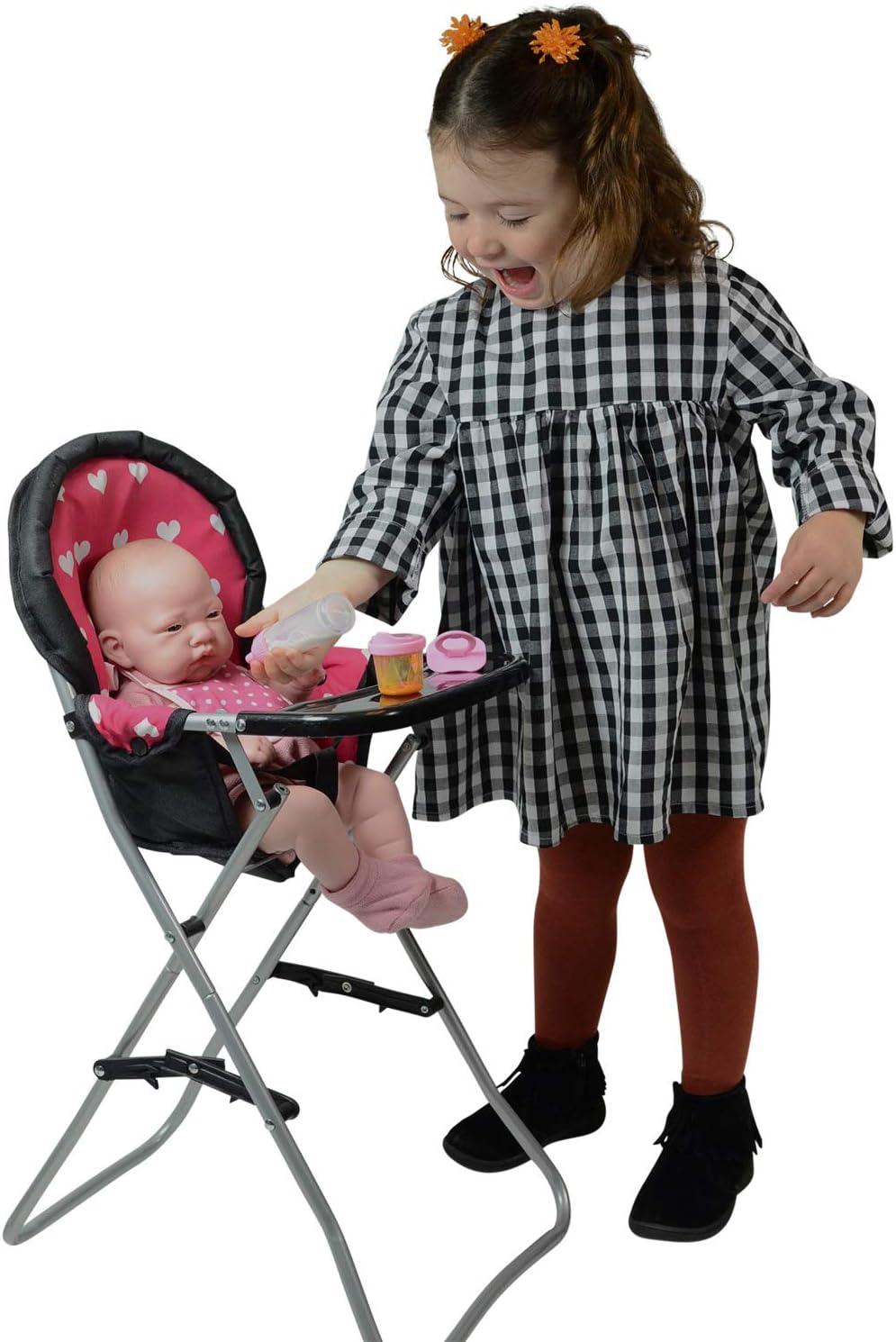 The New York Doll Collection 18 Inch Doll High Chair Pink