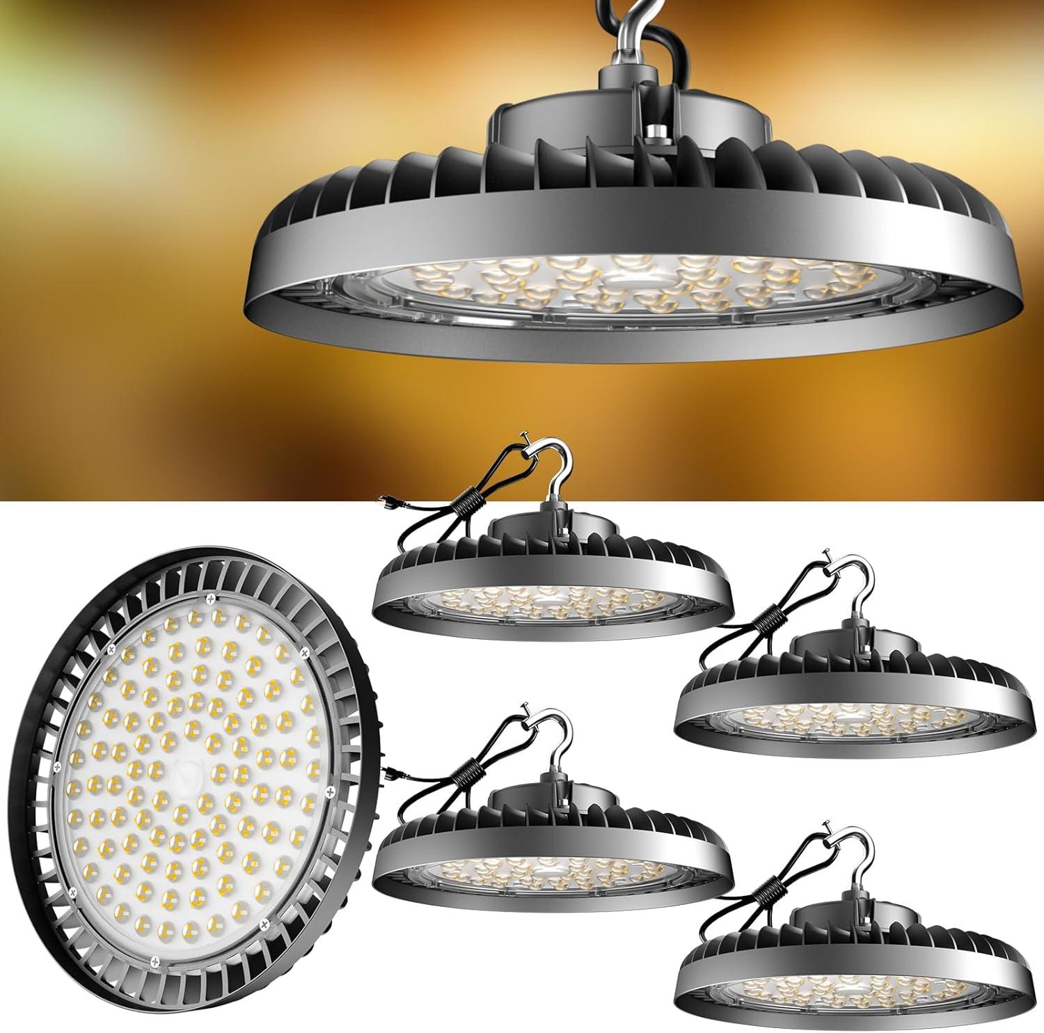 300W Black Aluminum UFO LED High Bay Light