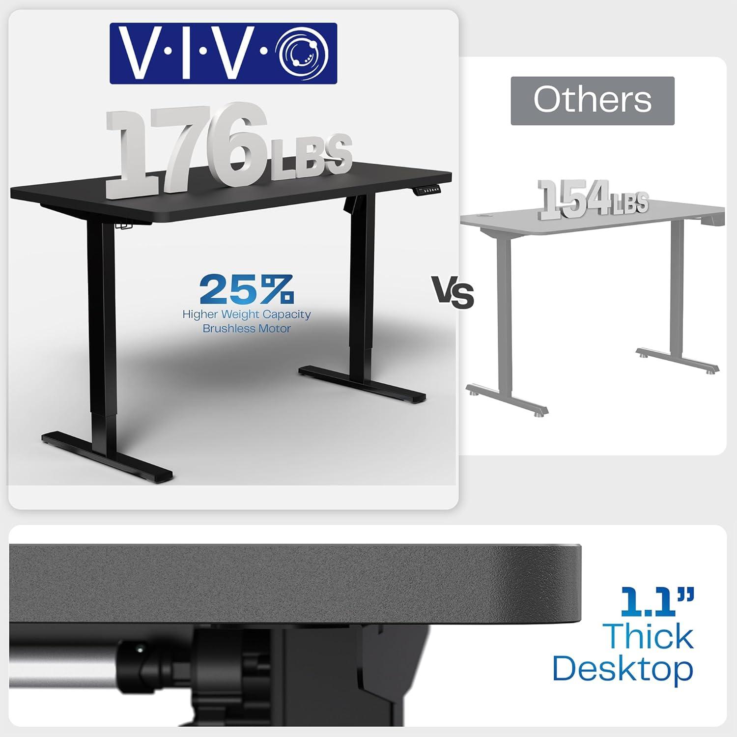 Vivo VIVO Single Motor Electric Desk with Push Button Memory Controller