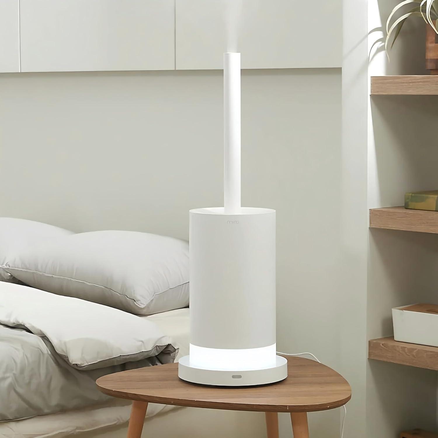 Miro MH7000 UV & Tech Humidifier - Completely Washable Modular Humidifier, Silent Ultrasonic, UV Sterilization, Large Room - Premium Cool - Mist Humidifier Touch Control LED, Powerful humidification